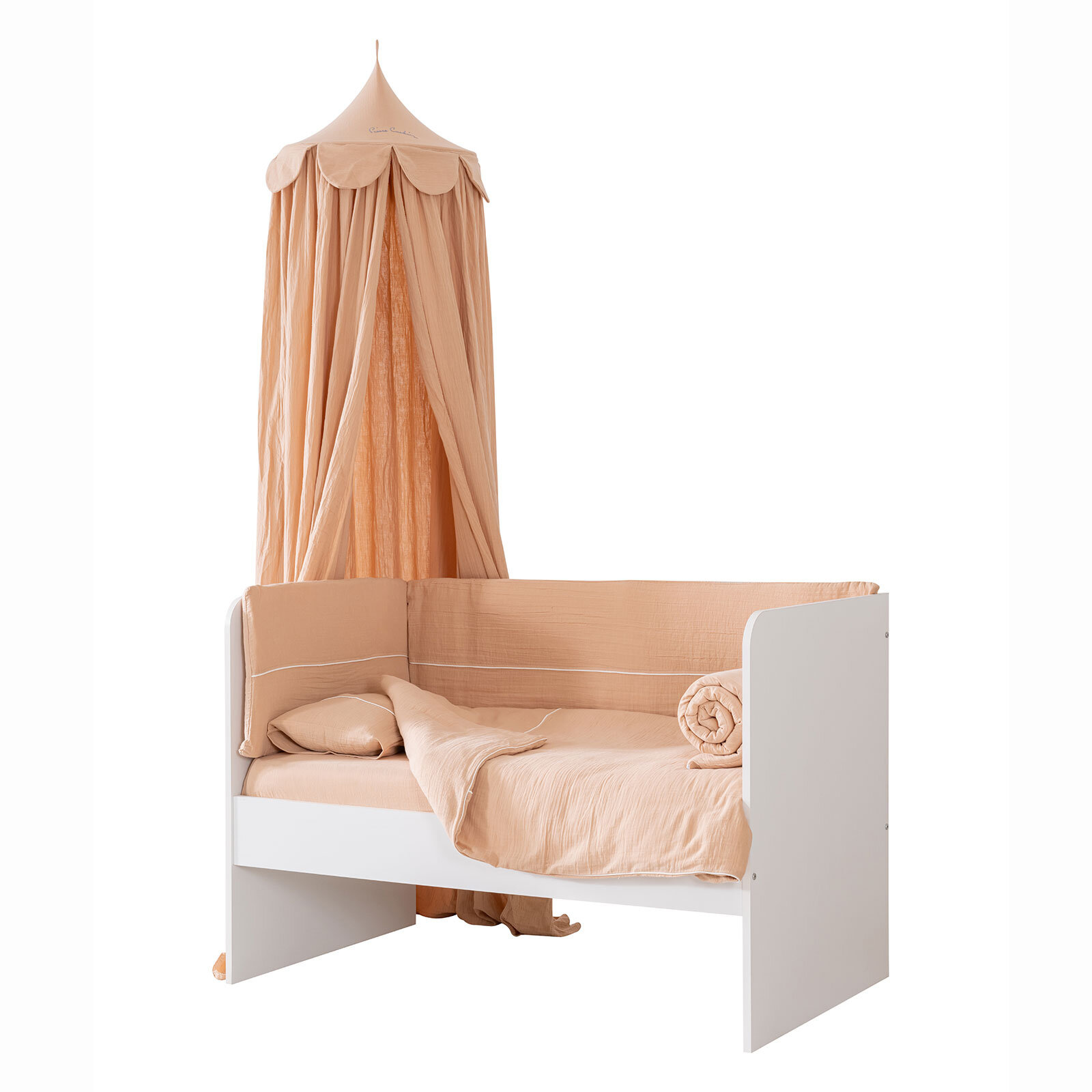 Çocuk Müslin Cibinlik Seti Somon Çocuk Müslin Cibinlik Seti Somon