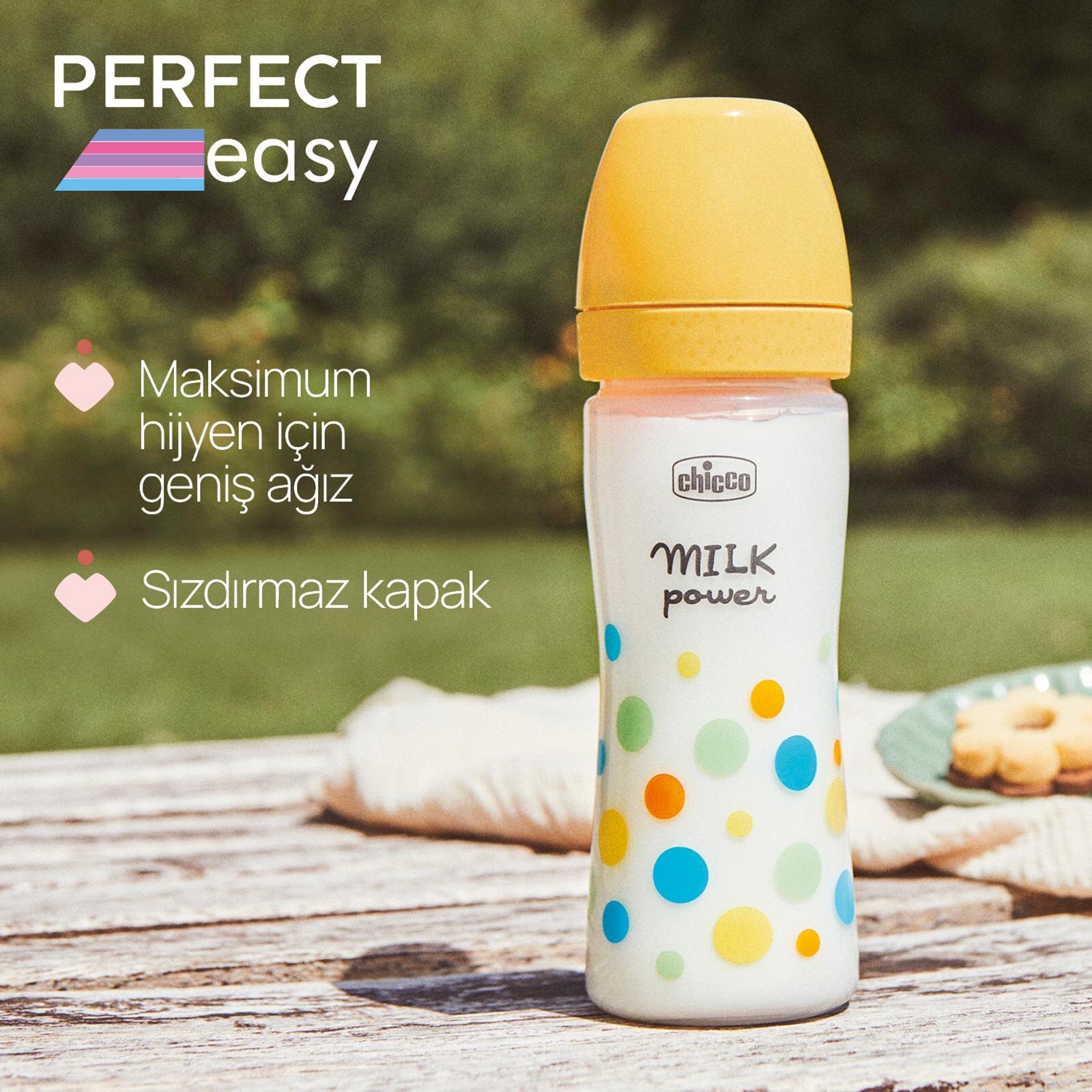 Perfect Easy Biberon PP 250 ml Ota Akış- Erkek