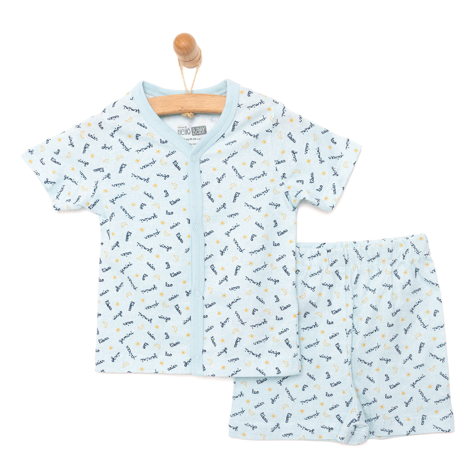 pijama takımı Kısa Kol Pijama Takımı Erkek Bebek