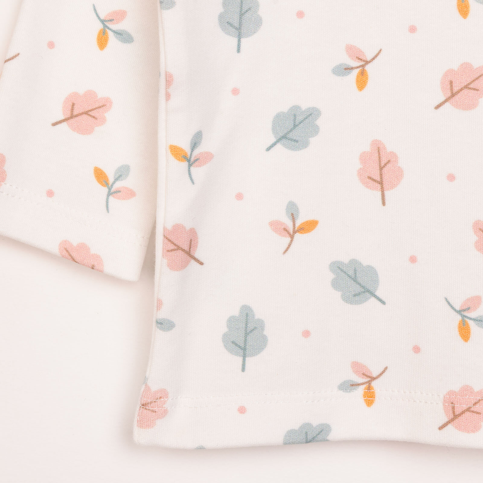 Kız Bebek Pijama Takım İnterlok Yaprak Desenli Çıtçıtlı Pambuliq Tema Bisiklet Yaka Uzun Kol Pembe Kız Bebek Pijama Takım İnterlok Yaprak Desenli Çıtçıtlı Pambuliq Tema Bisiklet Yaka Uzun Kol Pembe