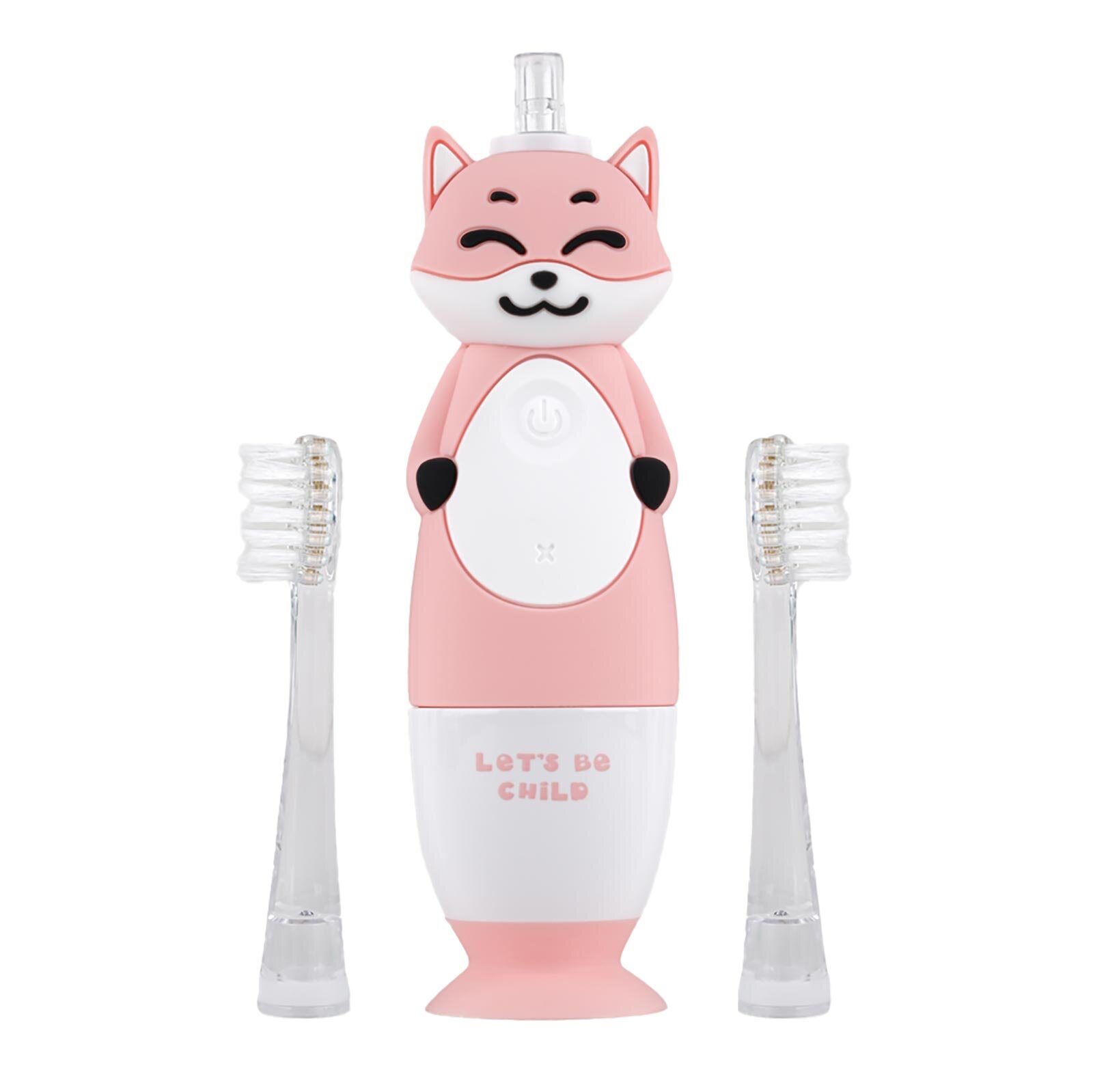 Pilli Işıklı Figürlü Diş Fırçası Pembe