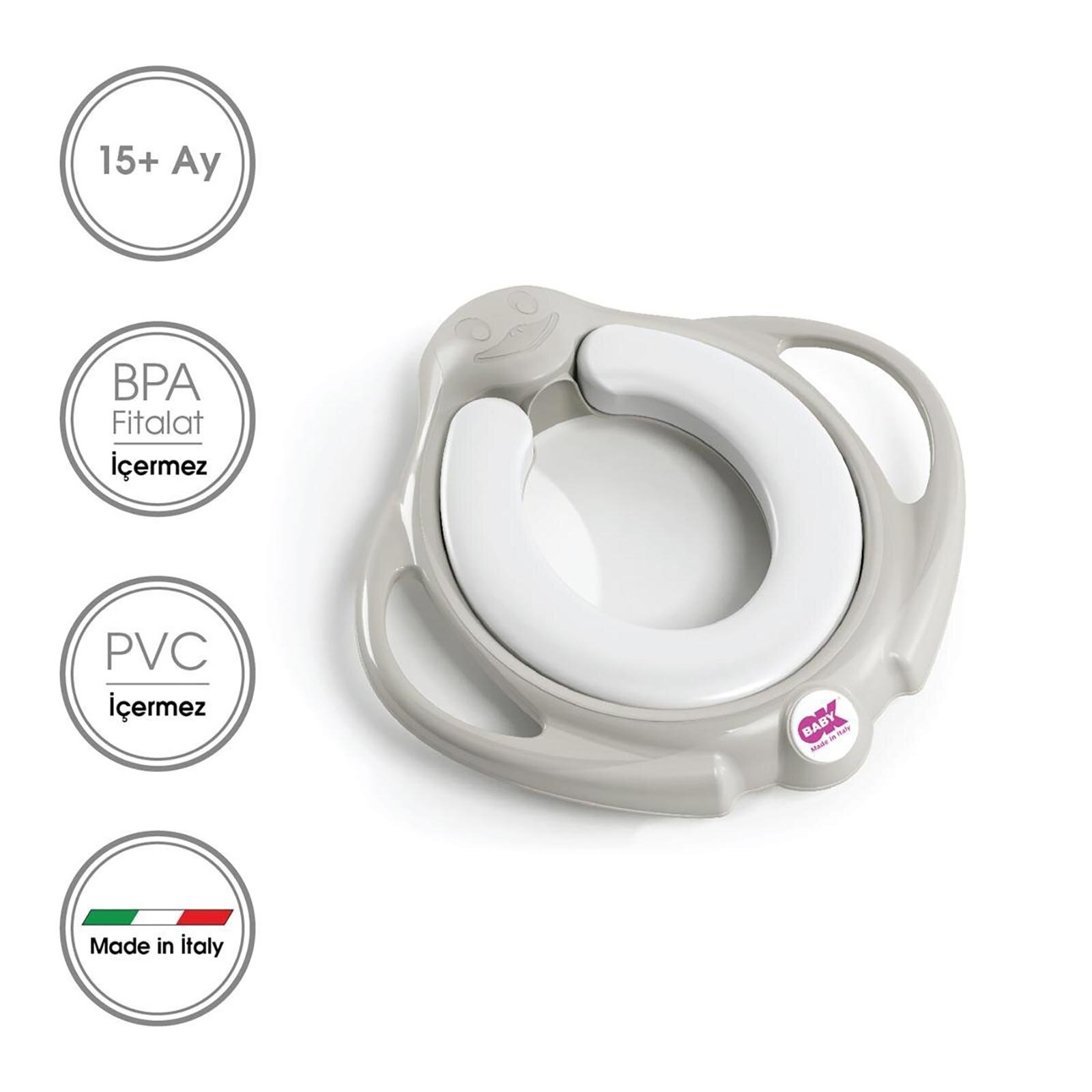 PINGUO SOFT KLOZET ADAPTÖRÜ / A.GRİ