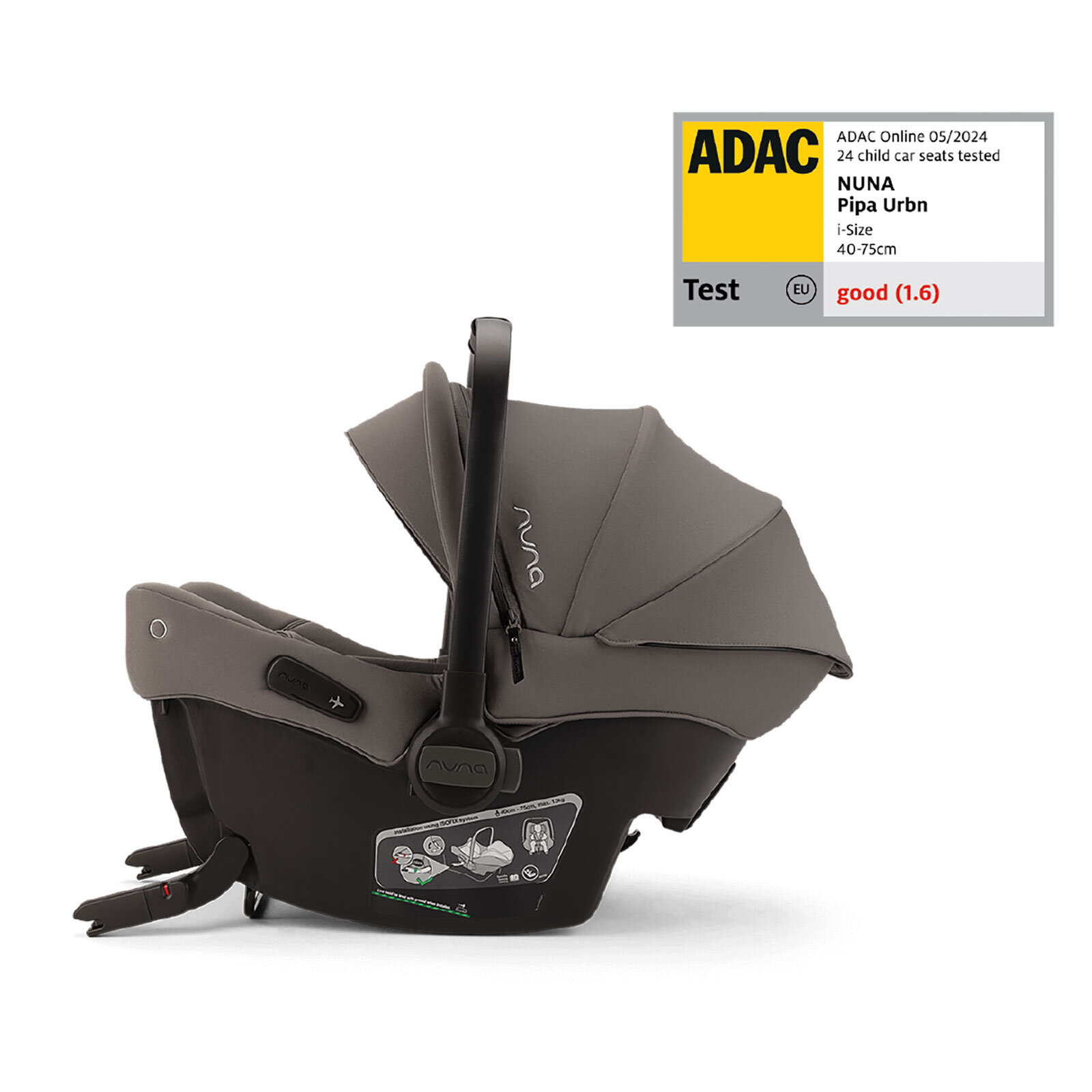 Pipa Urbn 0-13 kg İsofixli Oto Koltuğu Pipa Urbn 0-13 kg İsofixli Oto Koltuğu