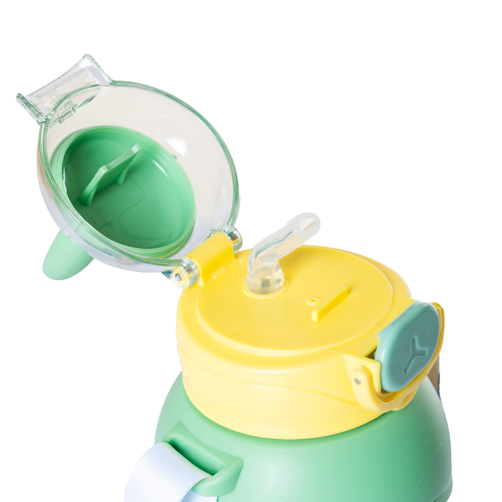 Pipetli Su Matarası 650 ml Yeşil