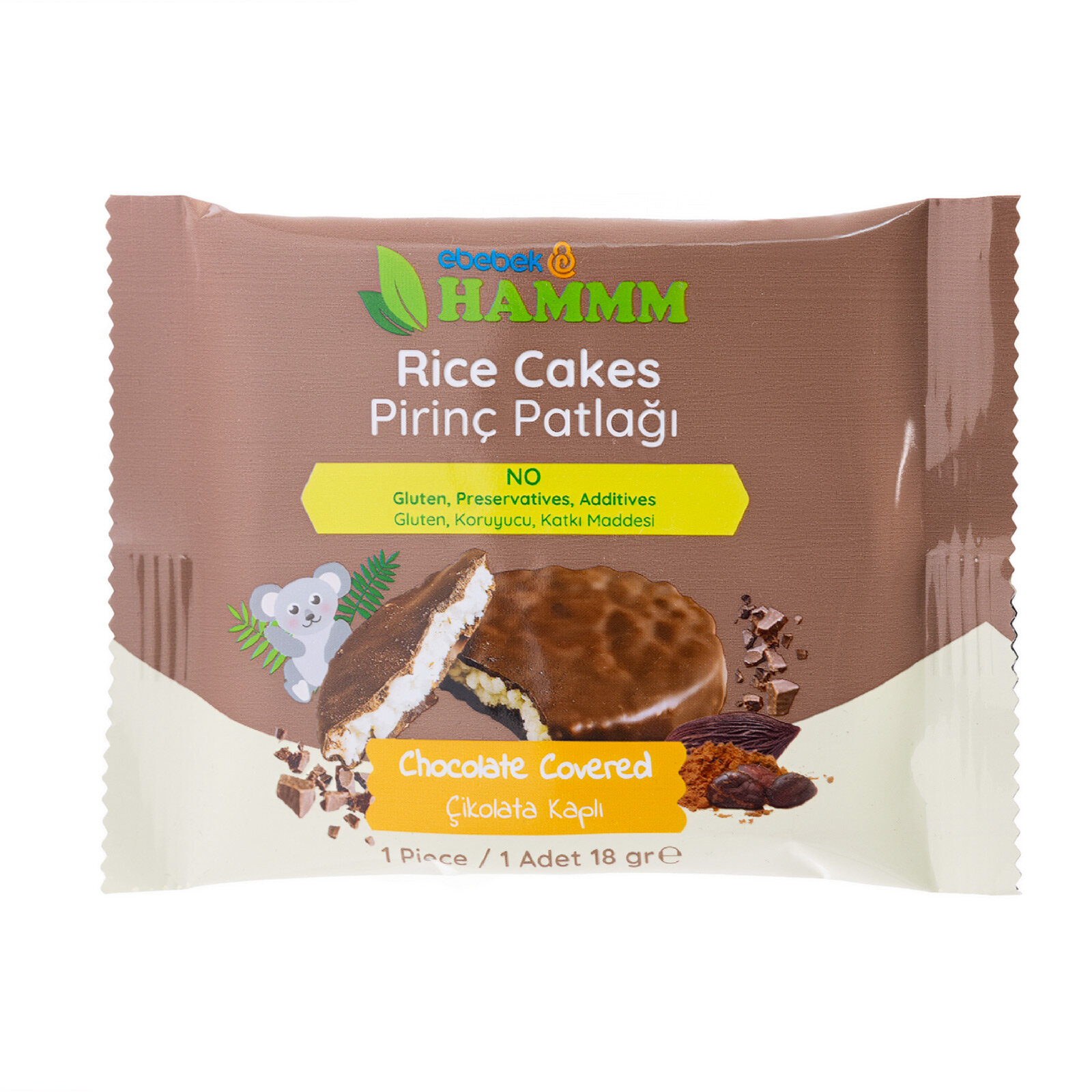 Pirinç Patlağı Çikolata Kaplı 18 gr.