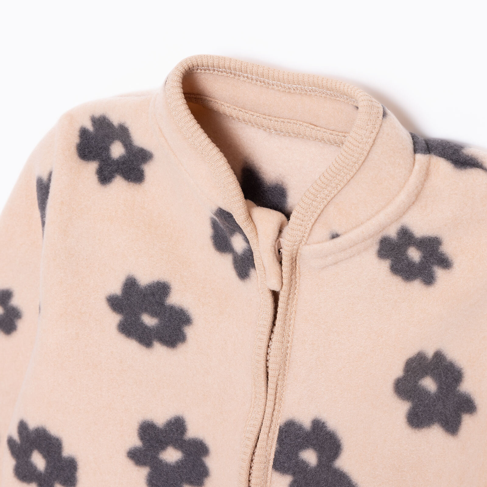 Kız Bebek Polar Hırka Hakim Yaka Uzun Kol Kız Bebek Polar Hırka Hakim Yaka Uzun Kol