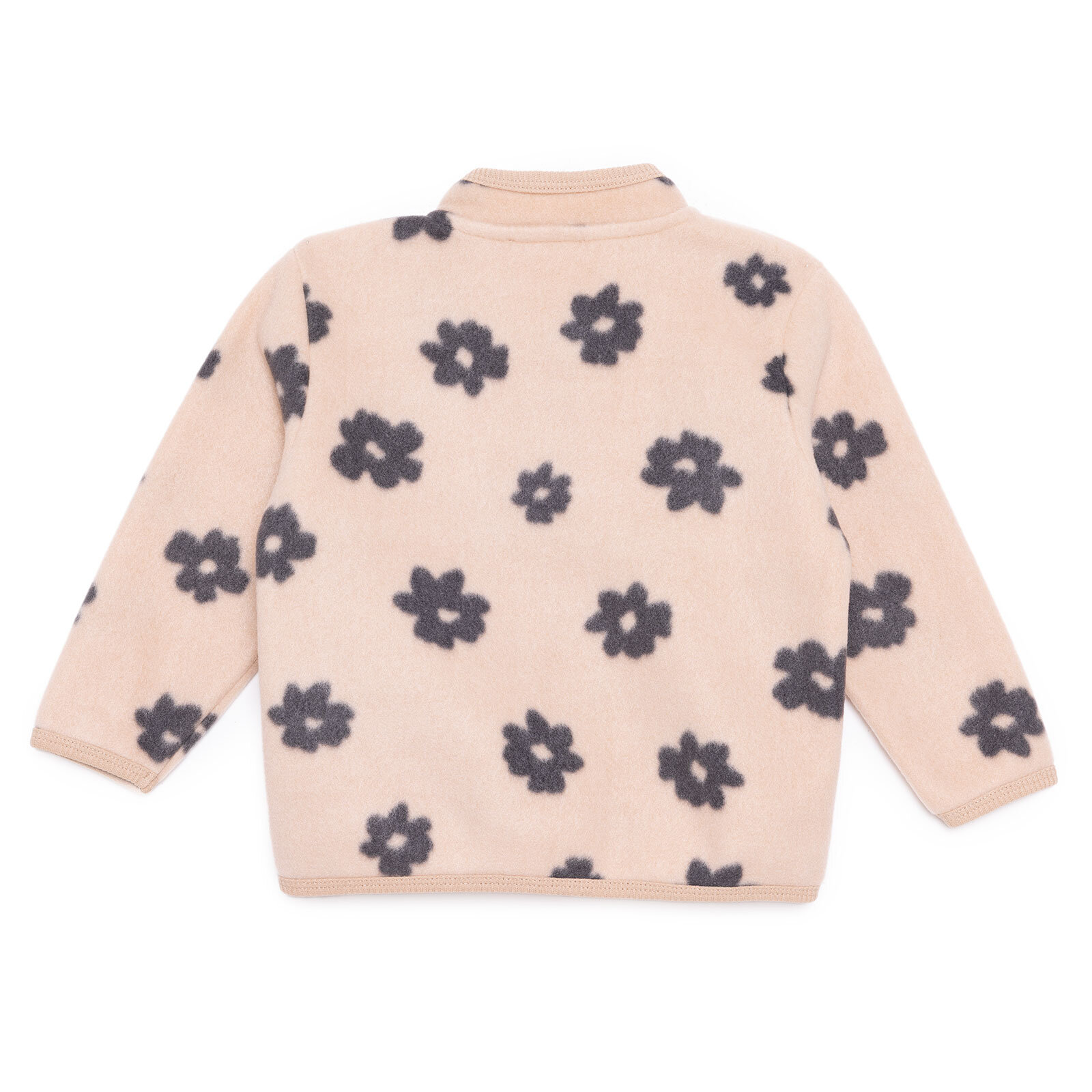 Kız Bebek Polar Hırka Hakim Yaka Uzun Kol Kız Bebek Polar Hırka Hakim Yaka Uzun Kol