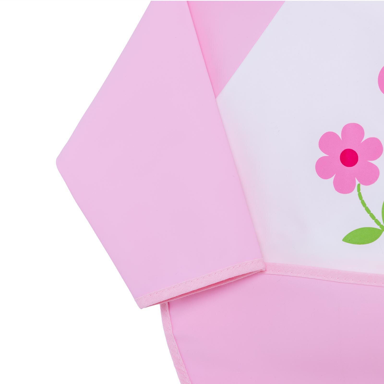 Uzun Kollu Poli Mama Önlük - Çiçek