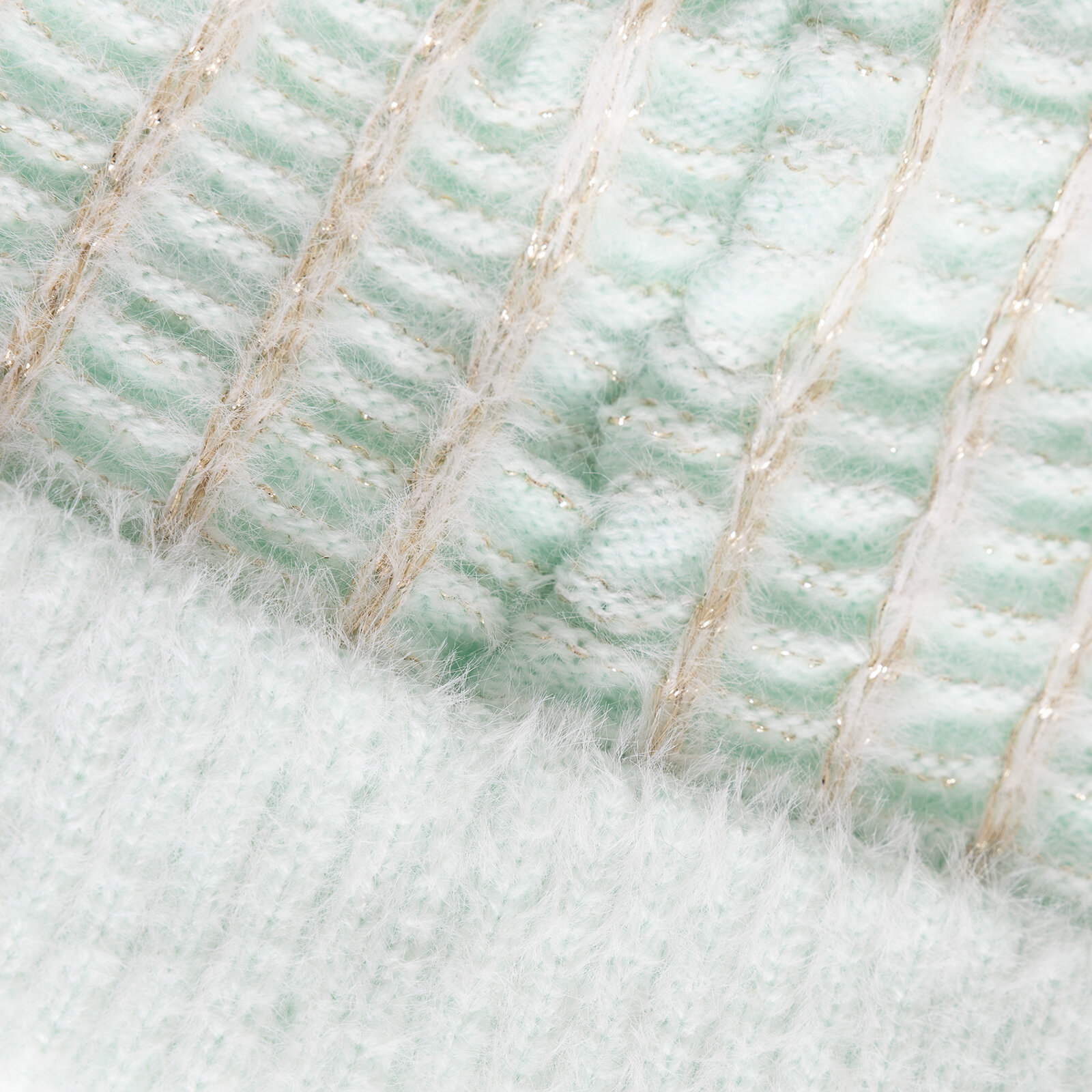 Ponponlu Simli Triko Kız Bere Kız Bebek