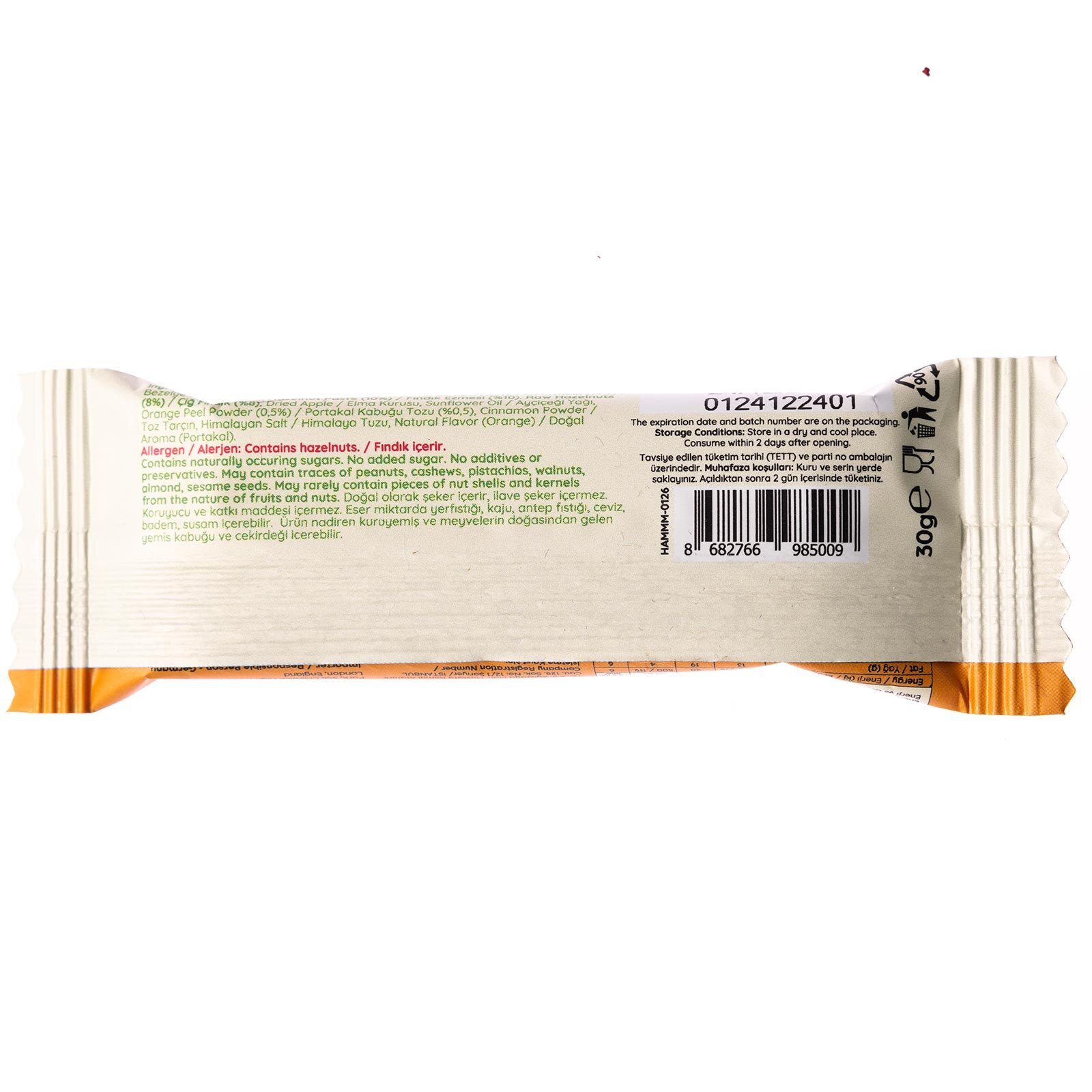 Portakal & Fındıklı Bar 30gr