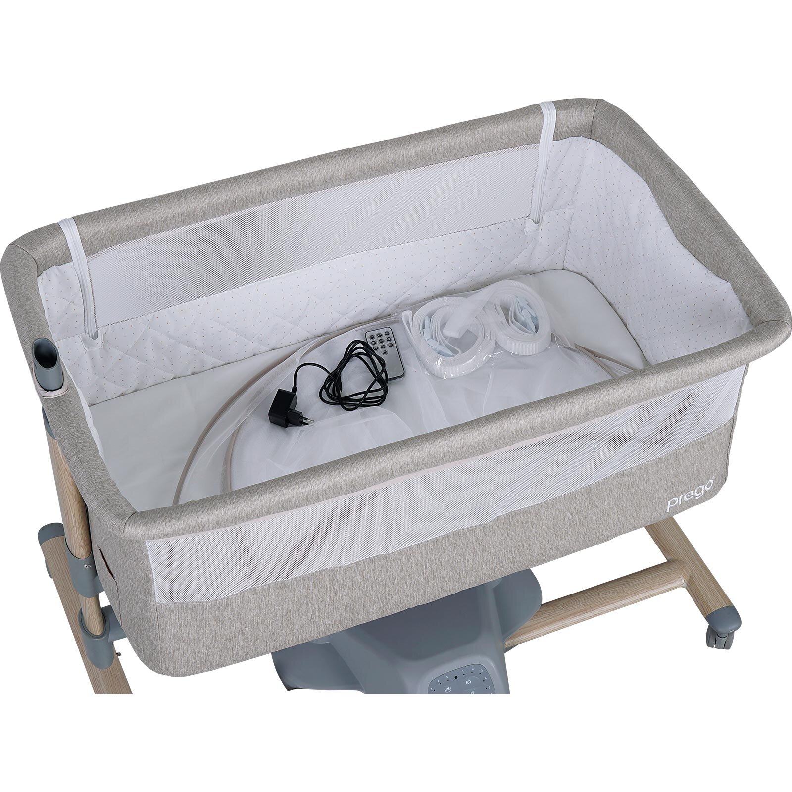 Prego Carmela 4091 Elektrikli Anne Yanı Beşik Prego Carmela 4091 Elektrikli Anne Yanı Beşik