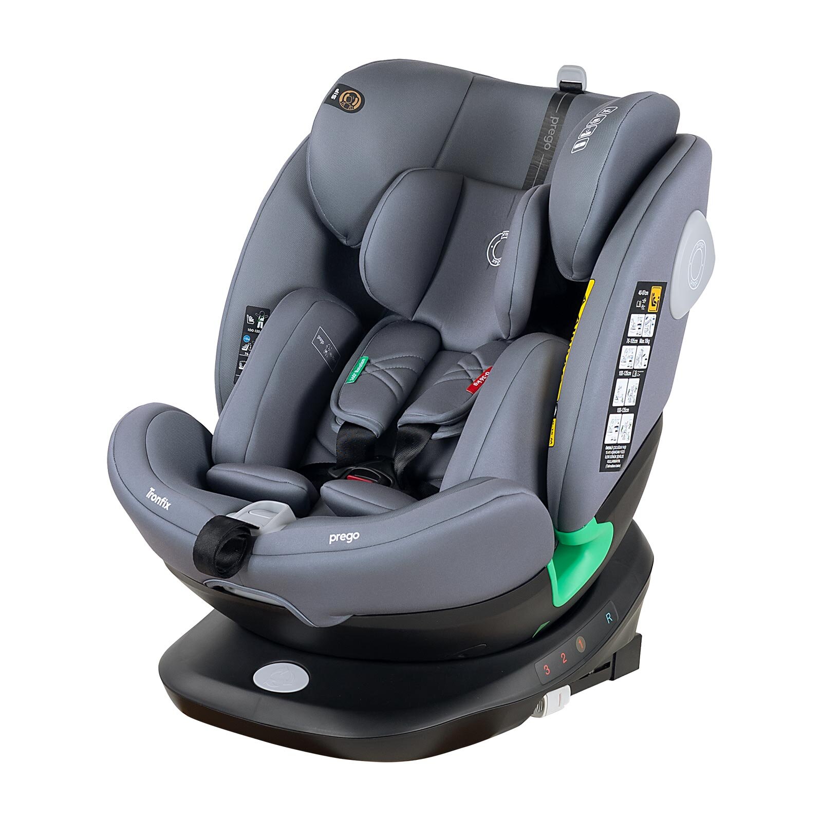 Prego Tronfix I-Size 0-36 360 Derece Dönebilen Oto Koltuğu