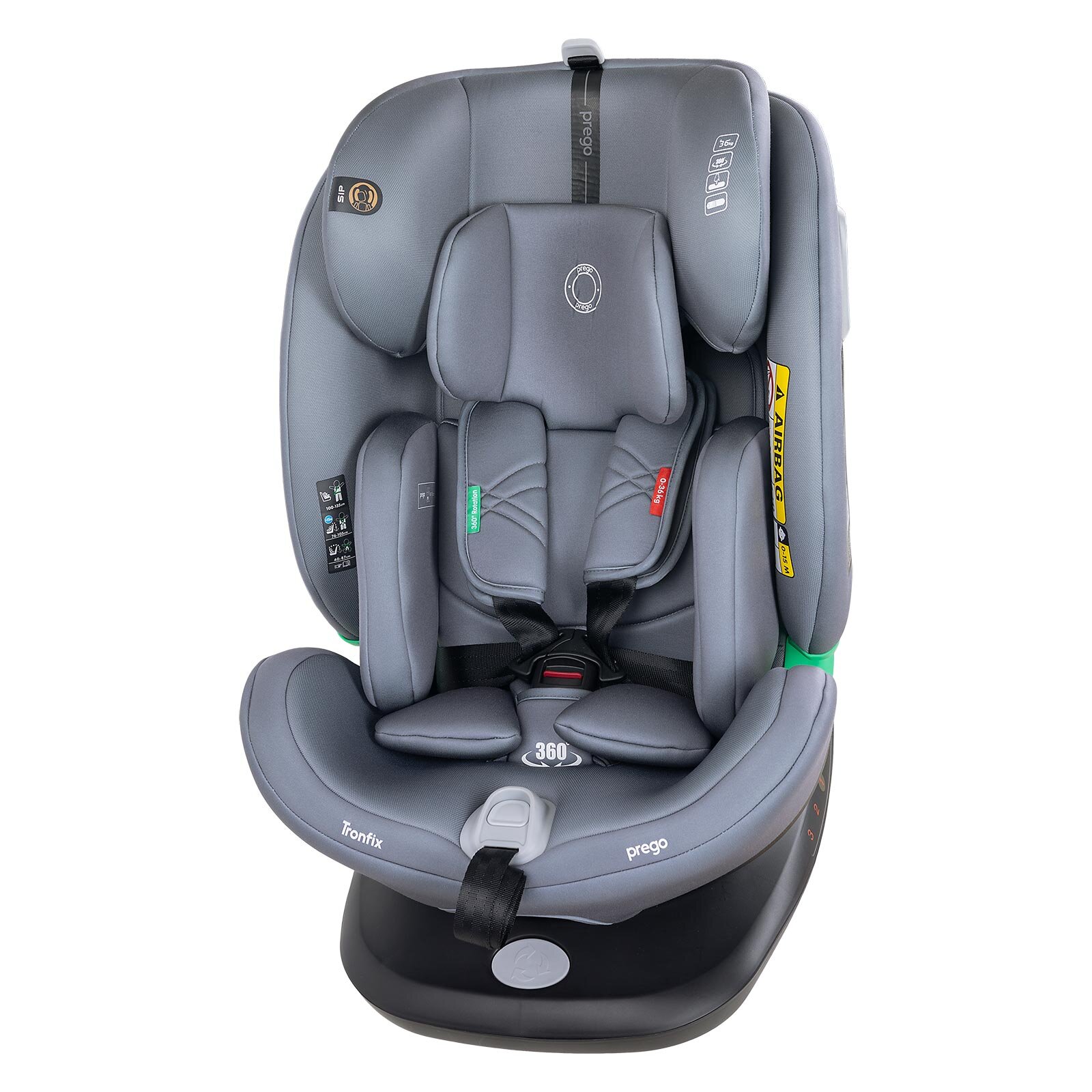 Prego Tronfix I-Size 0-36 360 Derece Dönebilen Oto Koltuğu
