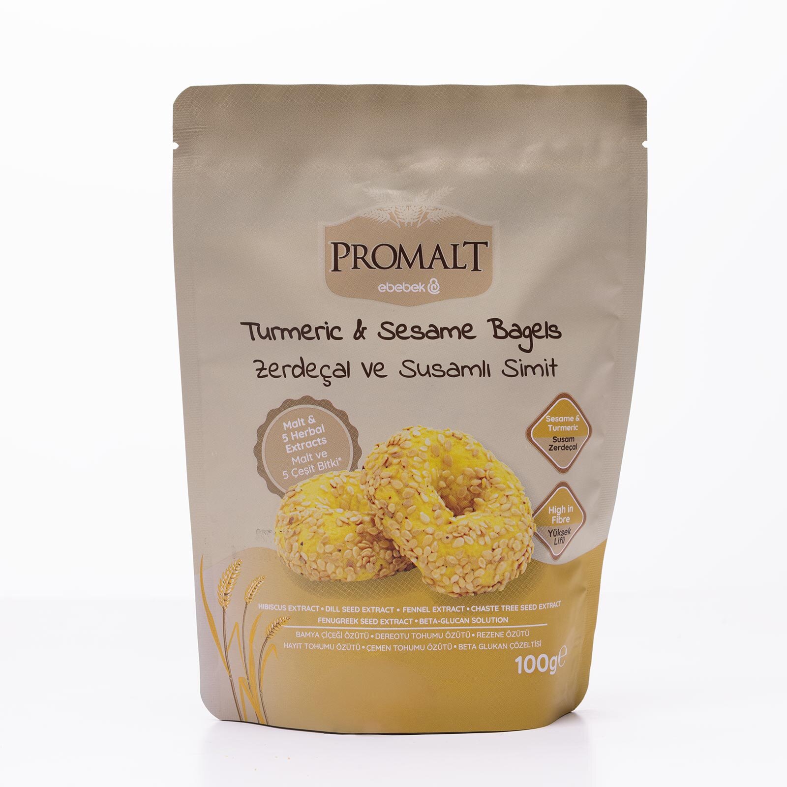 Zerdeçal - Susamlı Simit 100 gr
