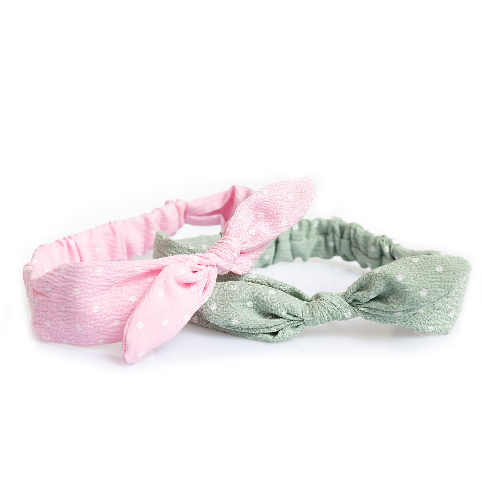 Puantiye Desen 2li Fiyonk Kız Saç Bandı Kız Bebek