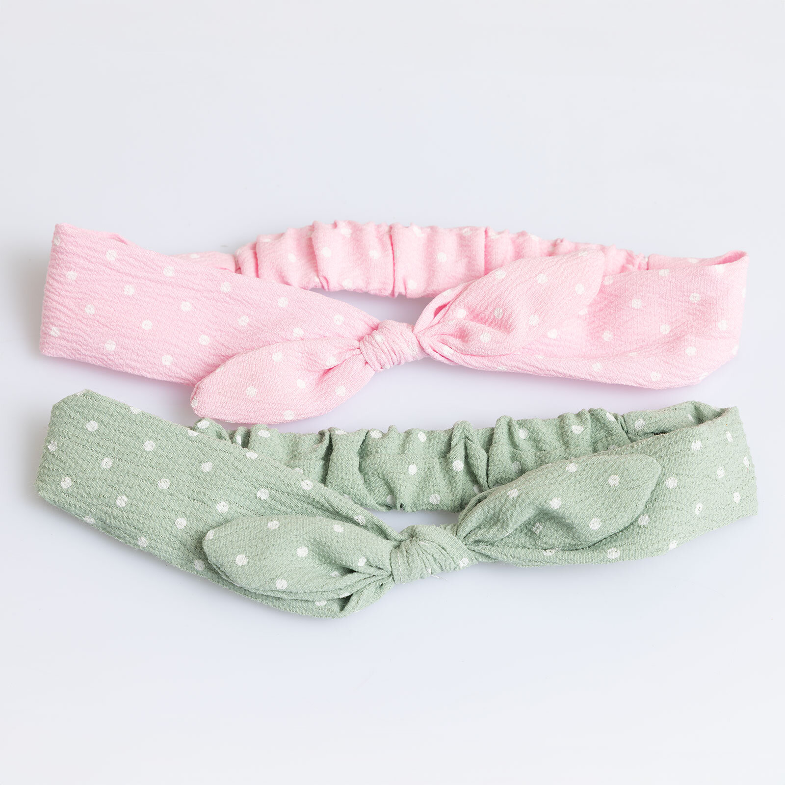 Puantiye Desen 2li Fiyonk Kız Saç Bandı Kız Bebek