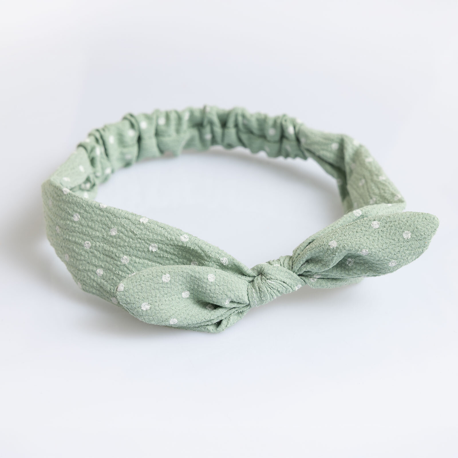 Puantiye Desen 2li Fiyonk Kız Saç Bandı Kız Bebek