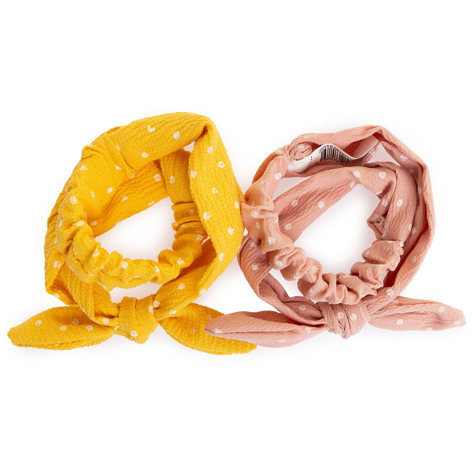 Puantiye Desen 2li Fiyonk Kız Saç Bandı Kız Bebek