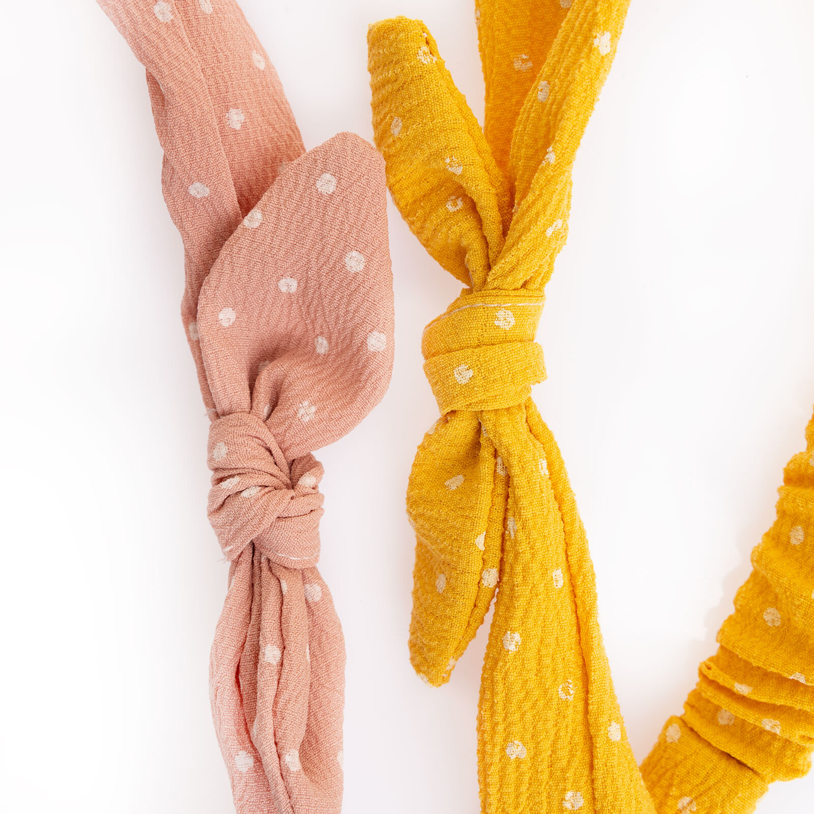 Puantiye Desen 2li Fiyonk Kız Saç Bandı Kız Bebek