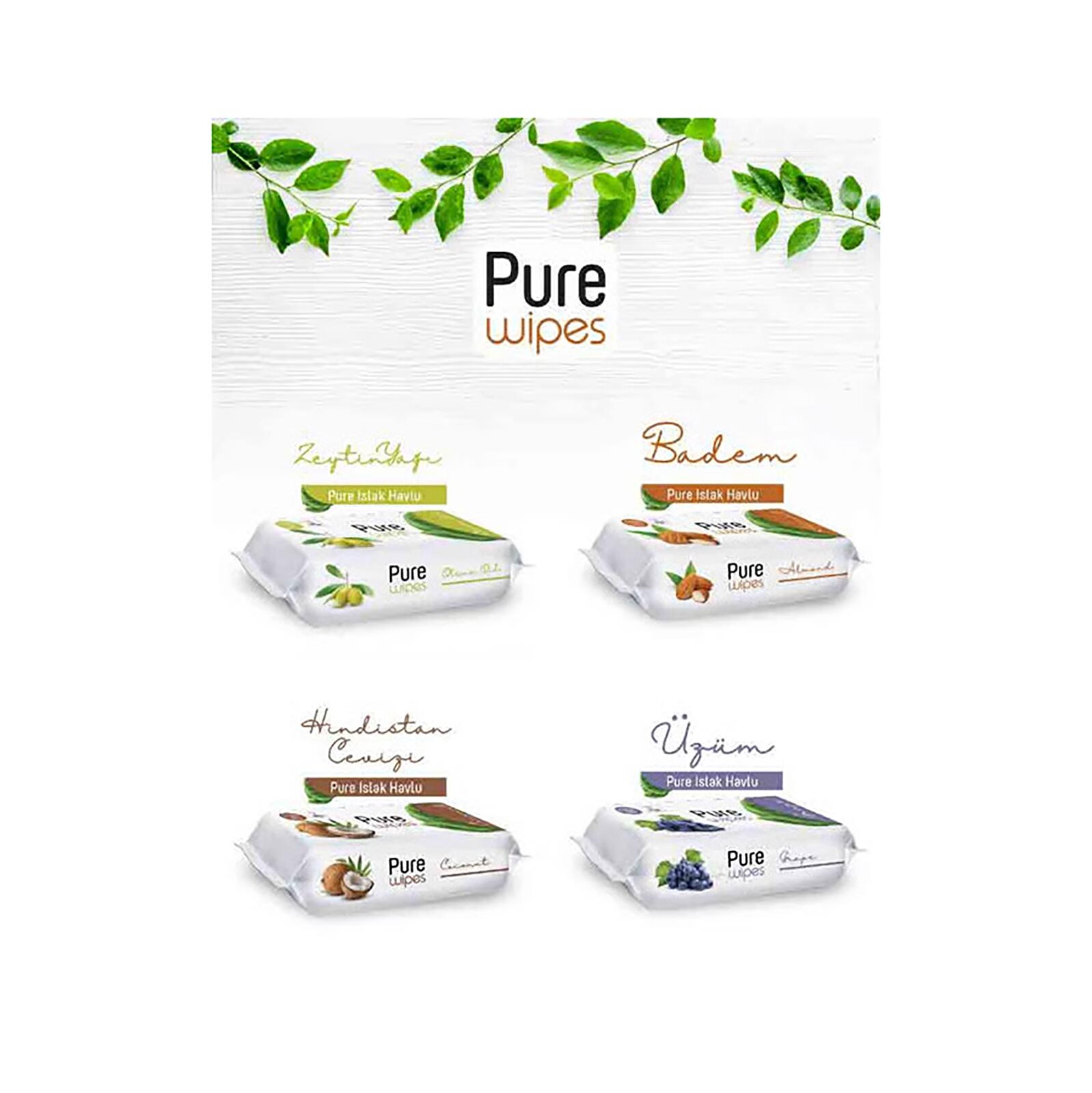 Pure Baby Bebek Islak Mendil 4x50 Adet