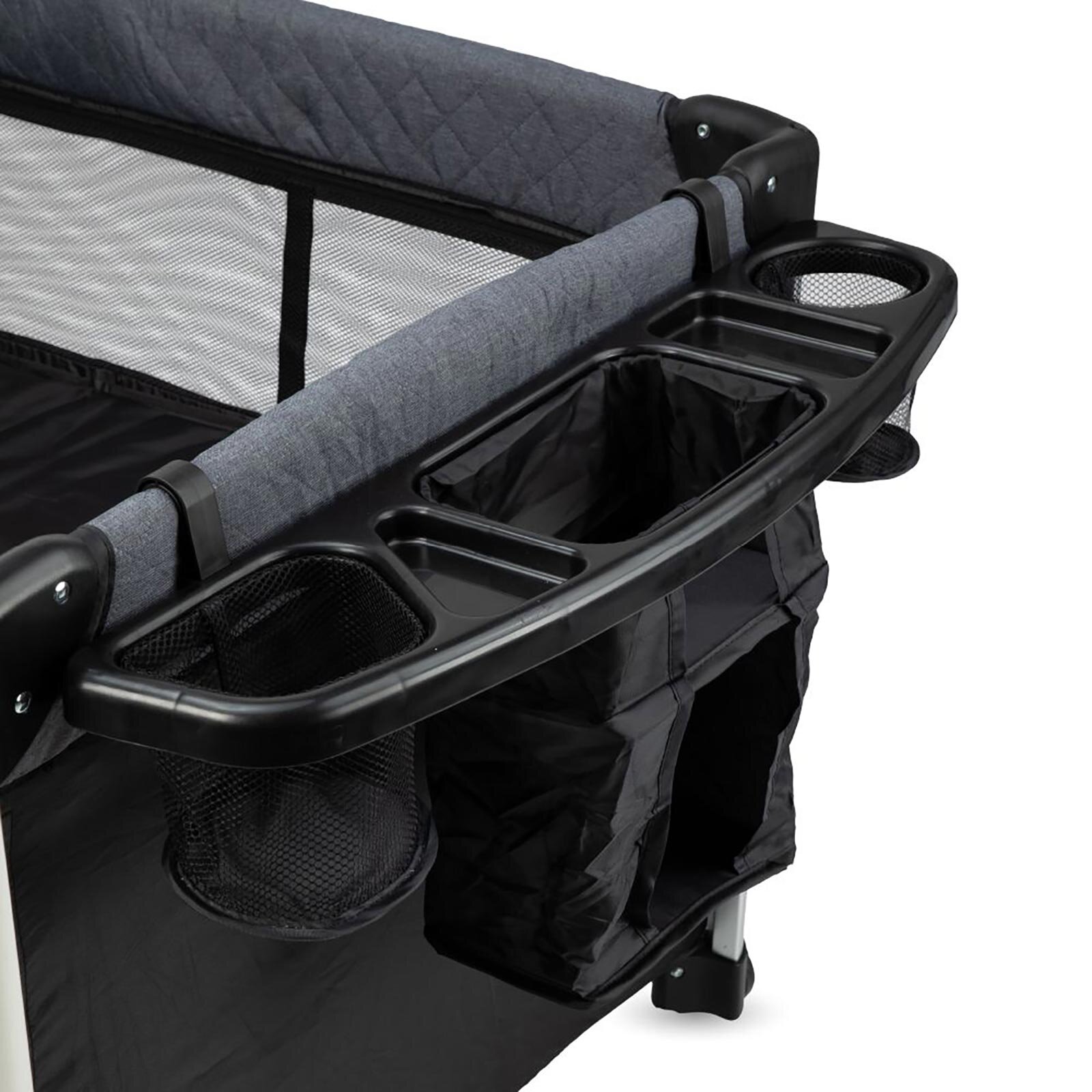 Quıck Fold Oyun Parkı 70x110cm-Dark Grey Black Quıck Fold Oyun Parkı 70x110cm-Dark Grey Black