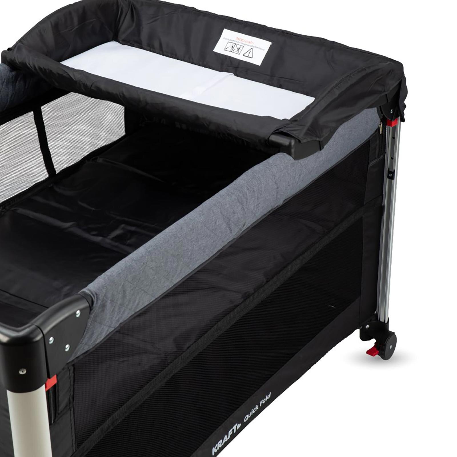 Quıck Fold Oyun Parkı 70x110cm-Dark Grey Black Quıck Fold Oyun Parkı 70x110cm-Dark Grey Black