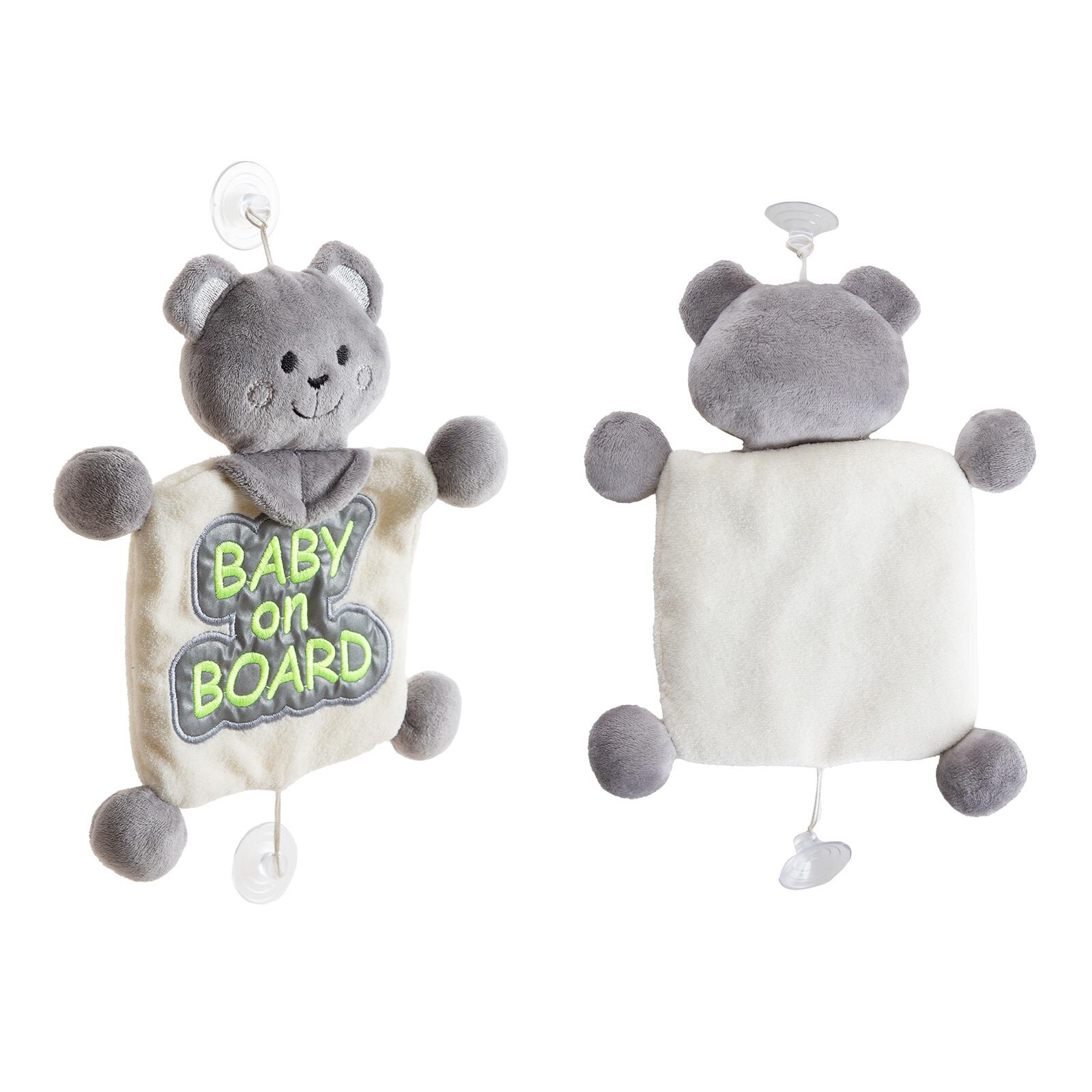 Reflektörlü Arabada Bebek Var Aparatı - Gri Reflektörlü Arabada Bebek Var Aparatı - Gri