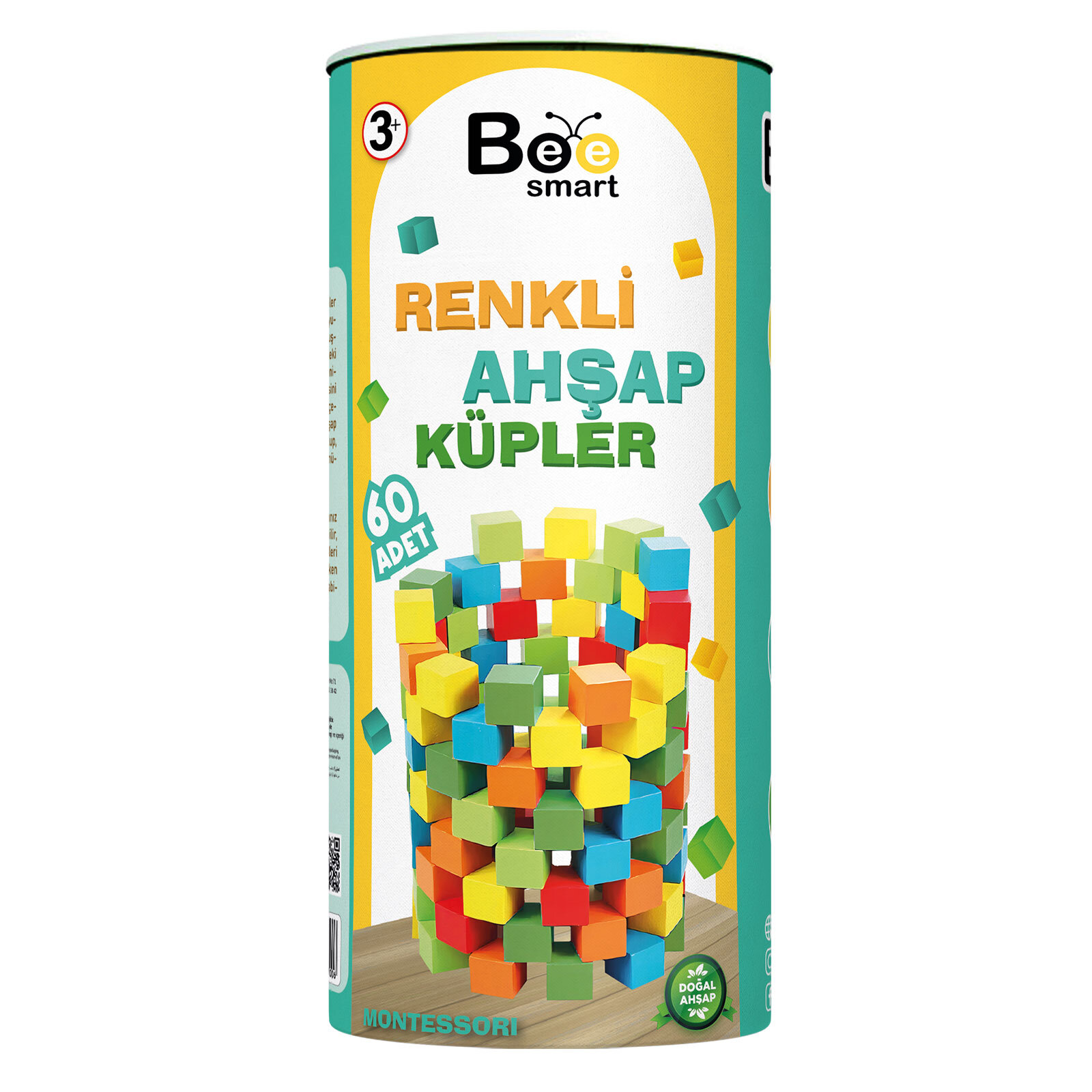 Renkli Ahşap Küpler Renkli Ahşap Küpler