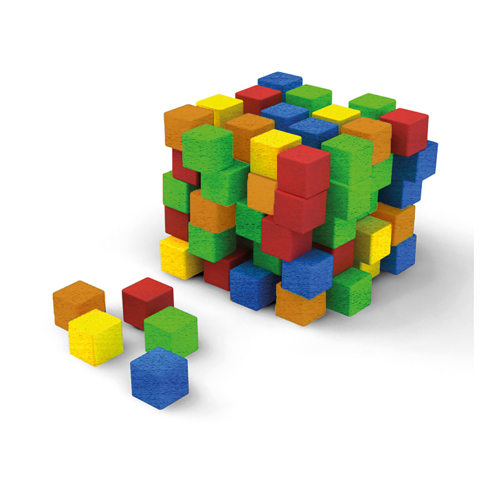 Renkli Ahşap Küpler Renkli Ahşap Küpler