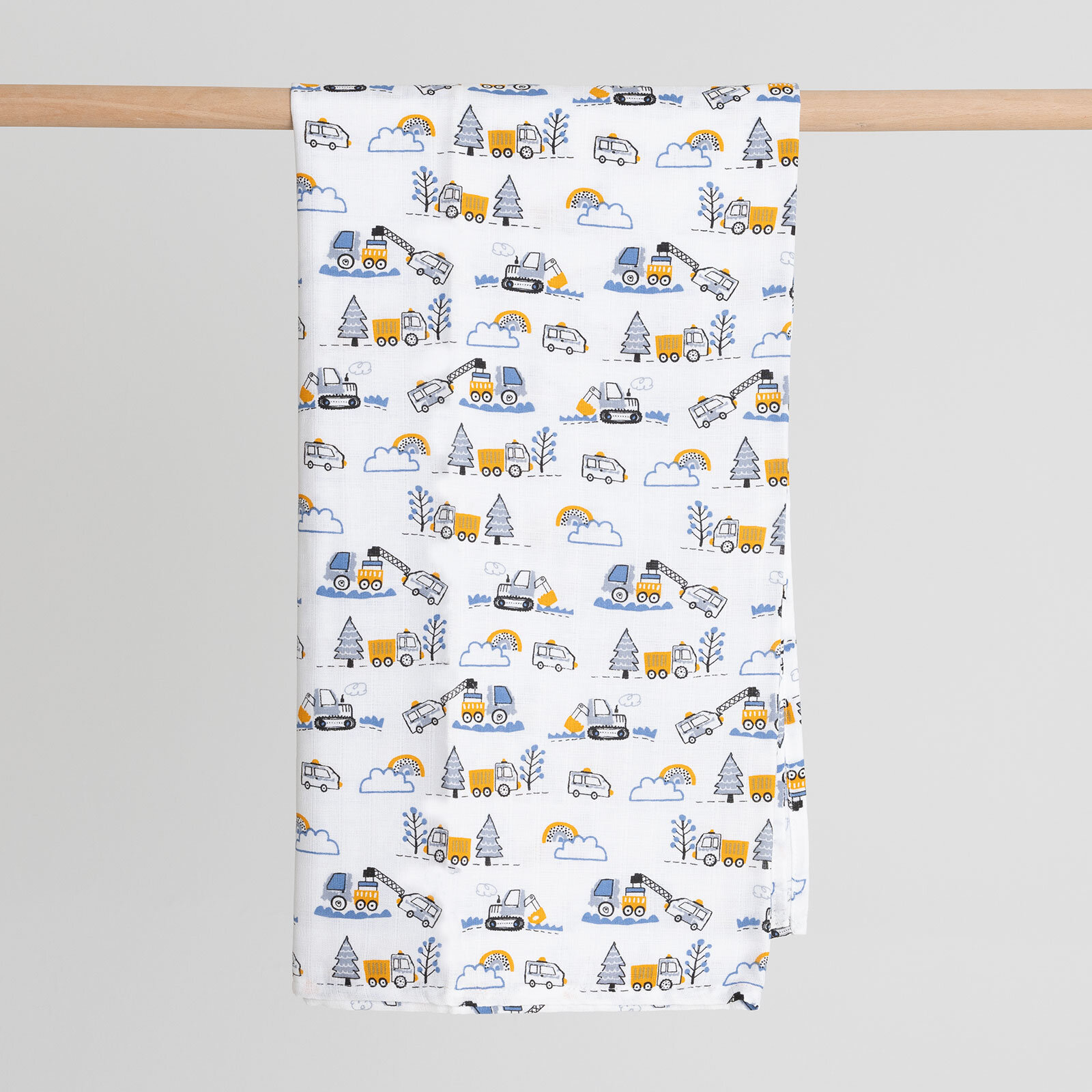 Renkli Araçlı Erkek Müslin Battaniye Erkek Bebek Renkli Araçlı Erkek Müslin Battaniye Erkek Bebek