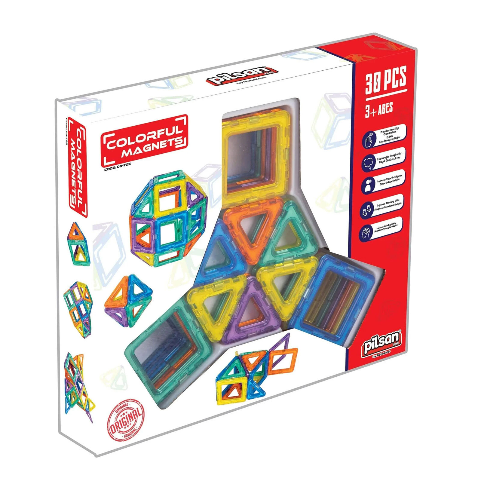 RENKLİ MAGNETLER 30 PARÇA