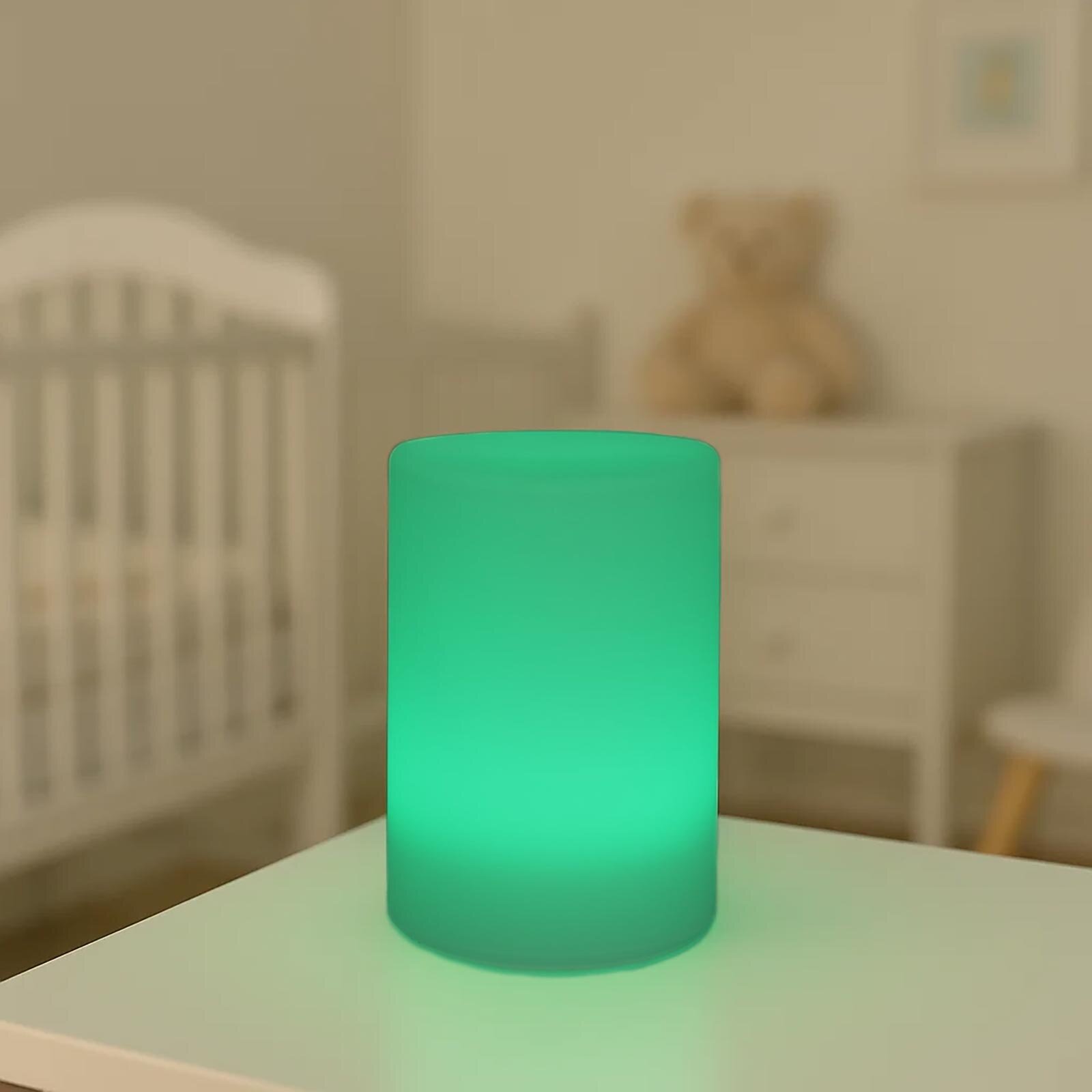 Çocuk RGB Silindir Lamba 12 Renk Işık