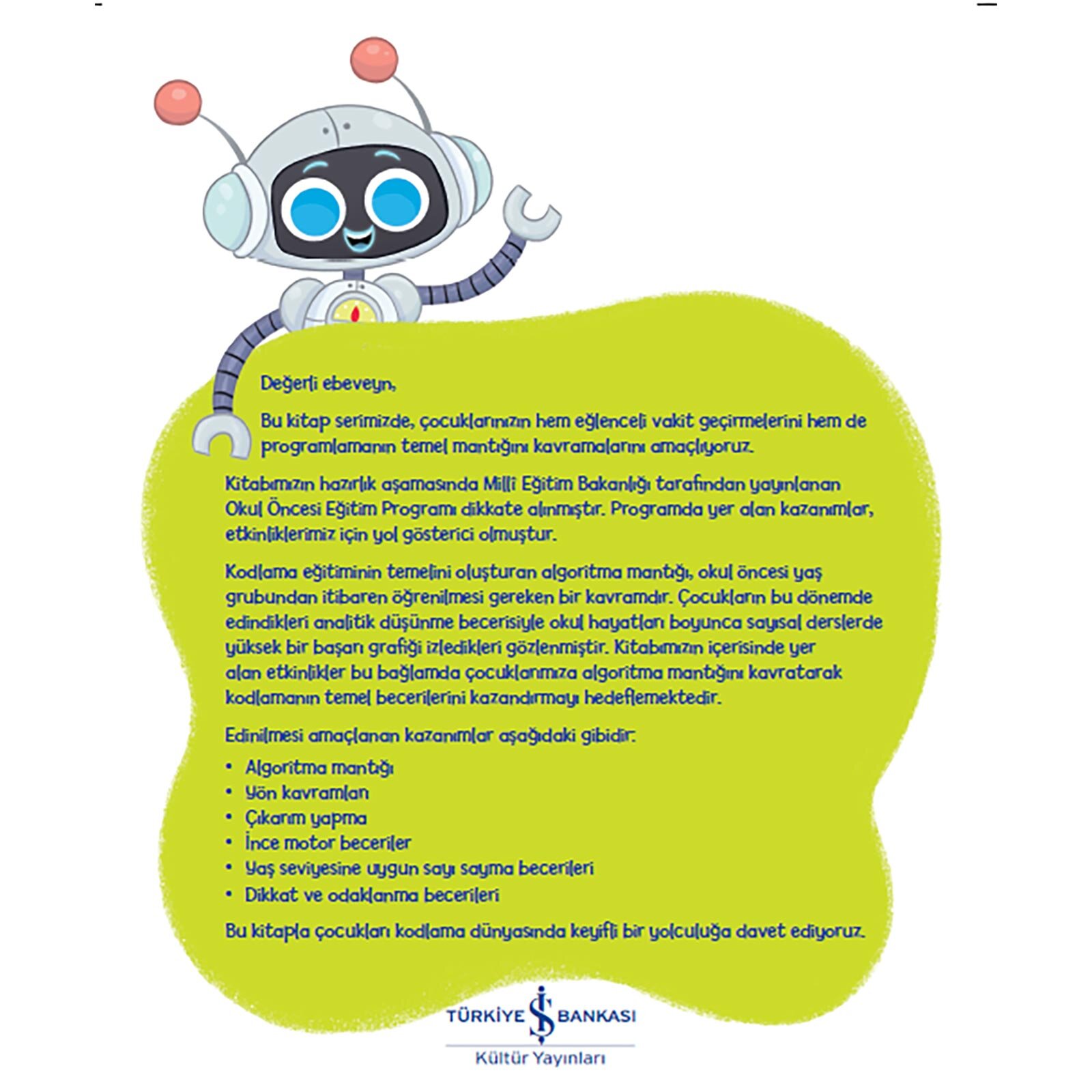 Robotik Kodlama Etkinliklerim 3-4 Yaş Robotik Kodlama Etkinliklerim 3-4 Yaş