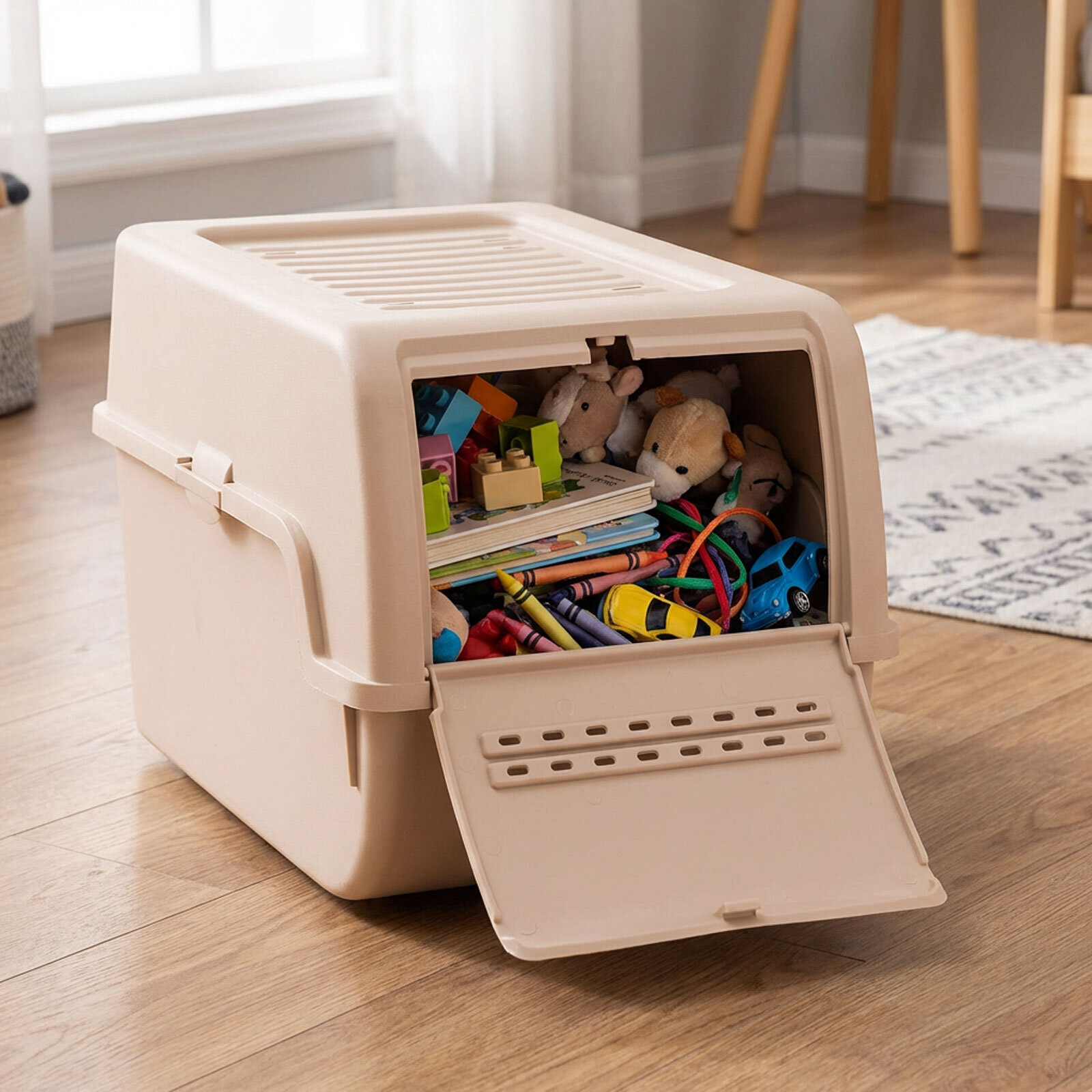 S BOX ORGANIZER 8 LT BEJ