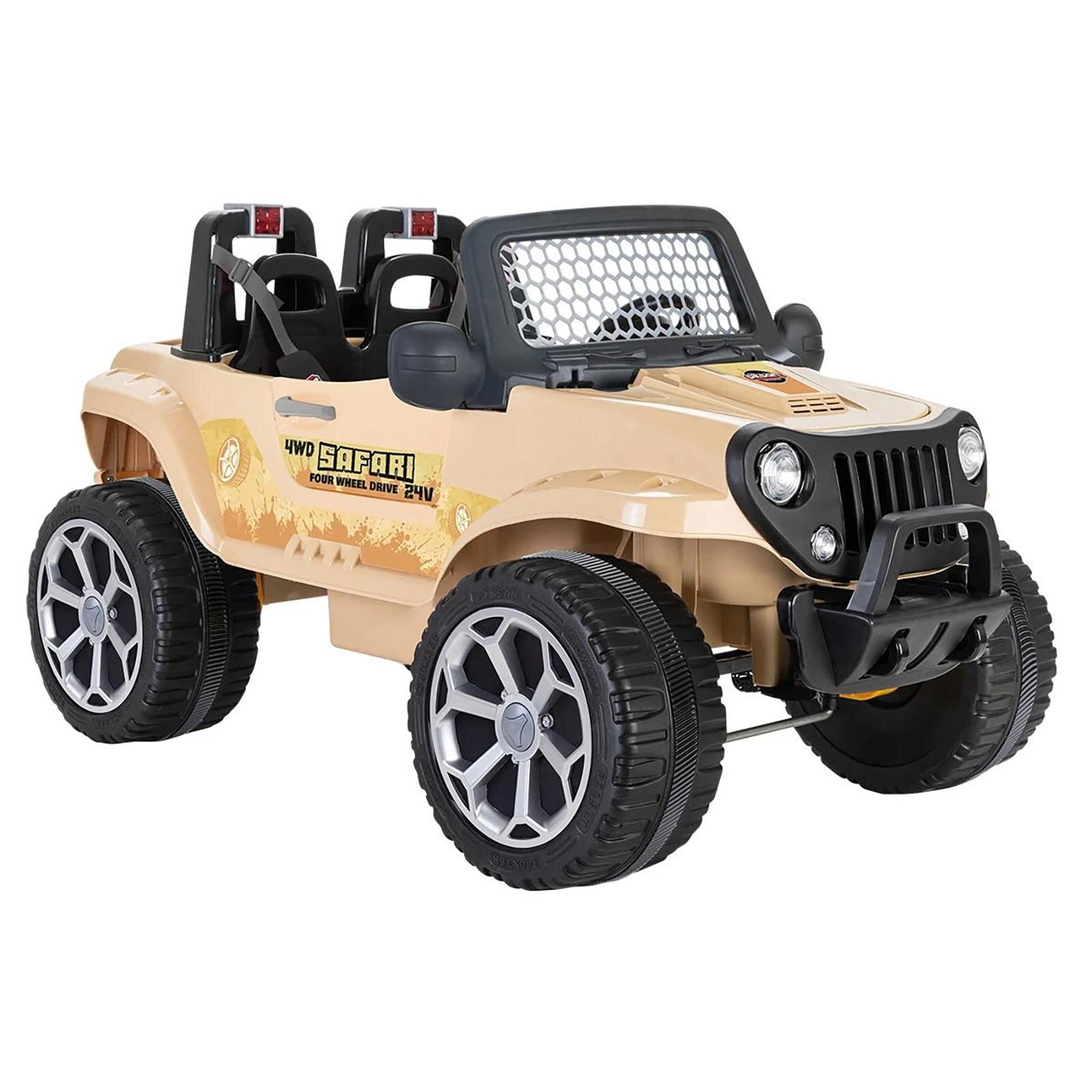 Safari 24v Çift Kişilik Akülü Araba Kumandalı 4x4