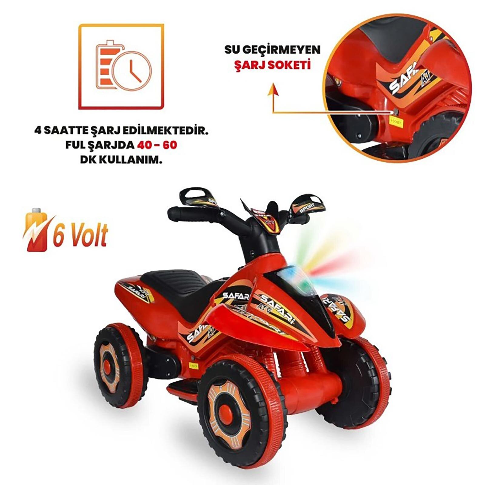 Safari 6 V Akülü ATV Safari 6 V Akülü ATV