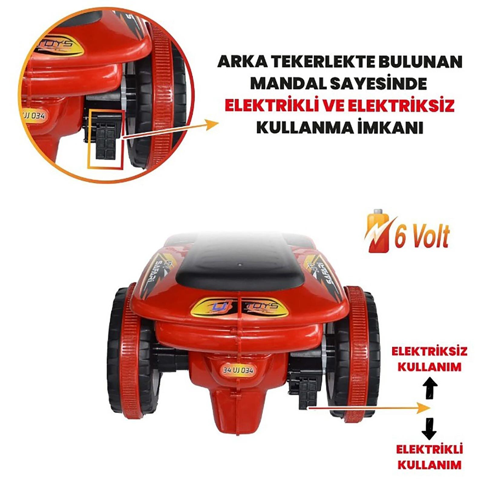 Safari 6 V Akülü ATV Safari 6 V Akülü ATV