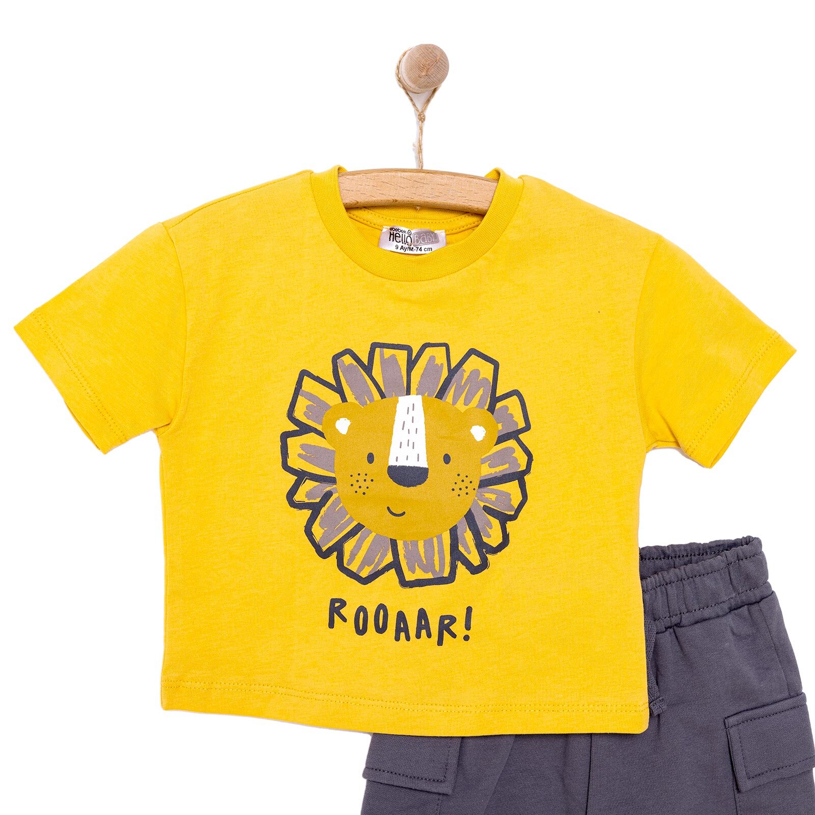 Safari Line Erkek Tshirt-Şort Erkek Bebek