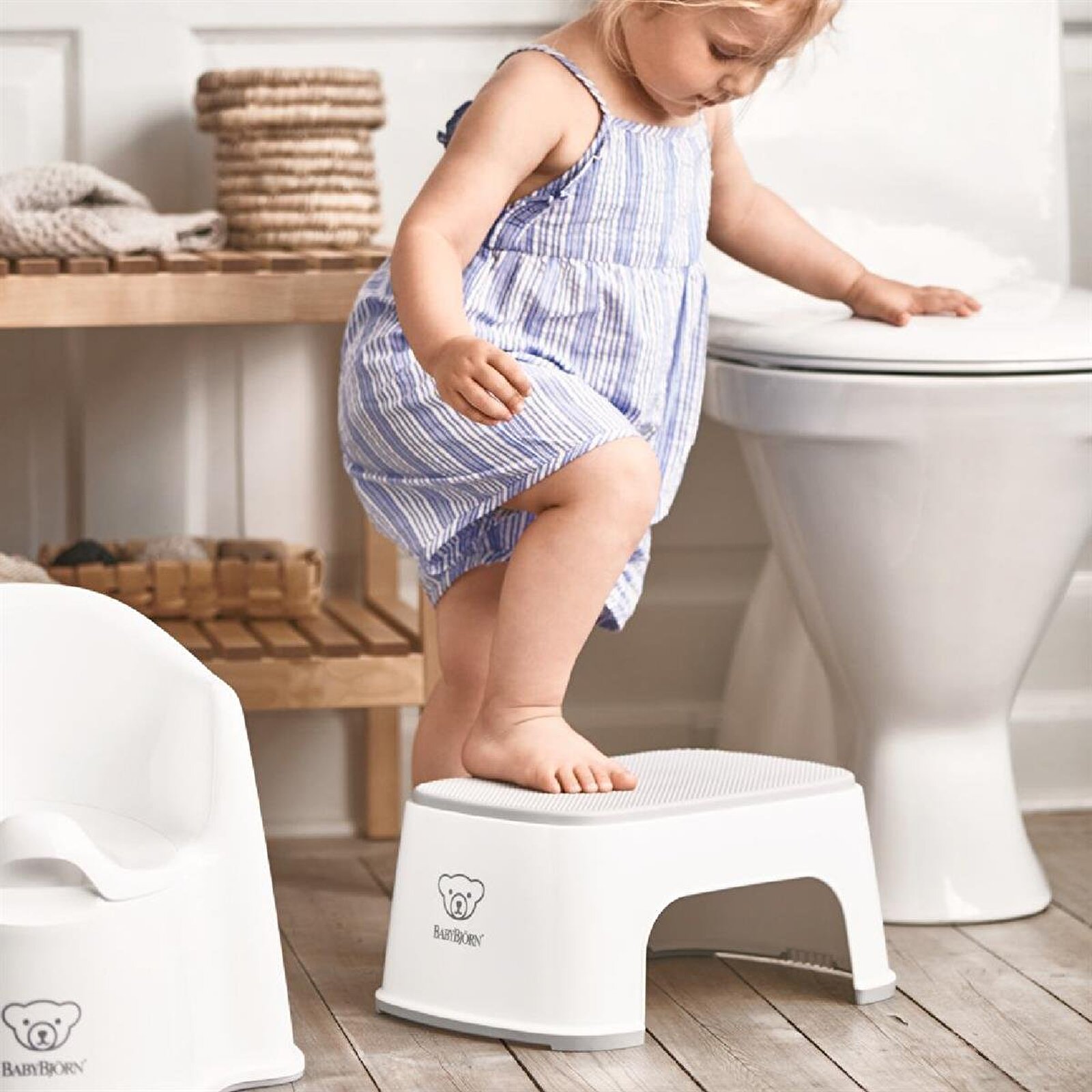 Safe Step Basamak White Grey