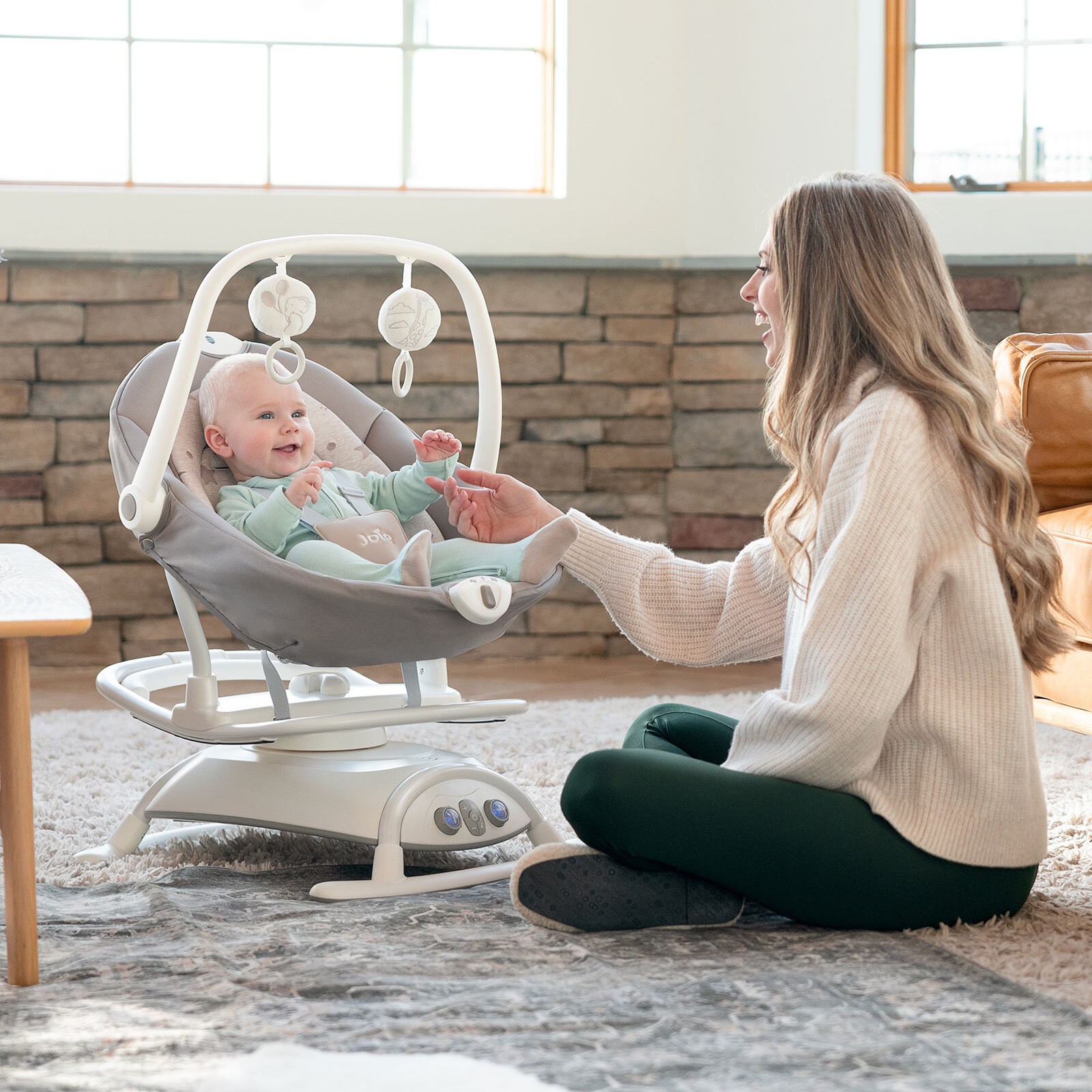 Sansa Ev Tipi Ana Kucağı Otomatik Salıncak