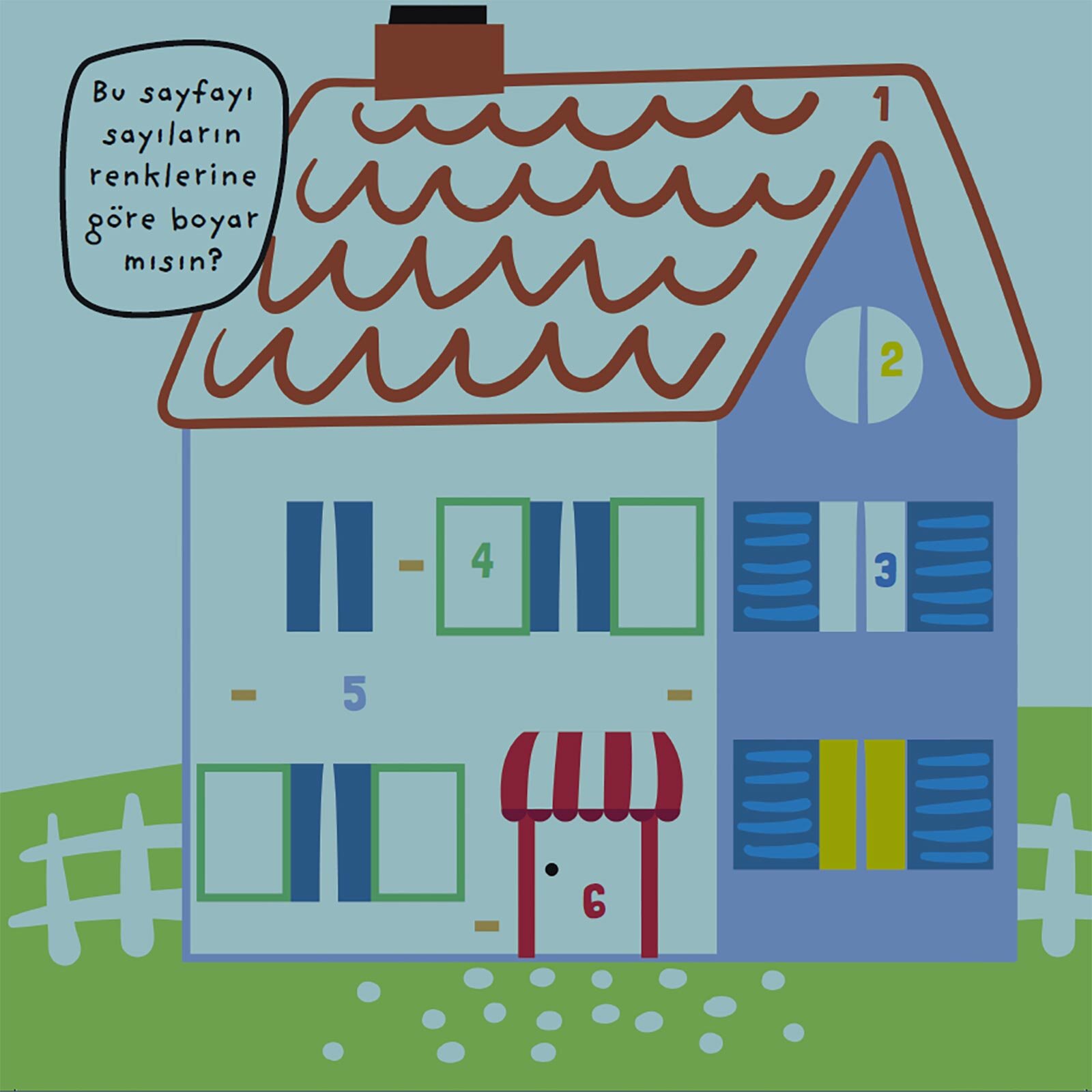 Sayılarla Yaratıcı Boyama - Çevre