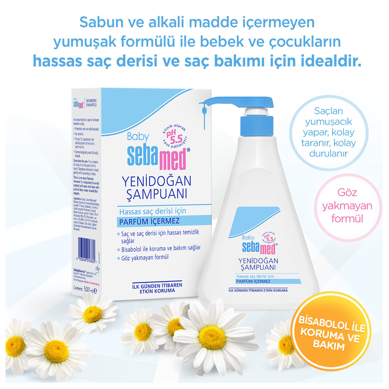 Baby Sebamed Yenidoğan Şampuanı 500 ml