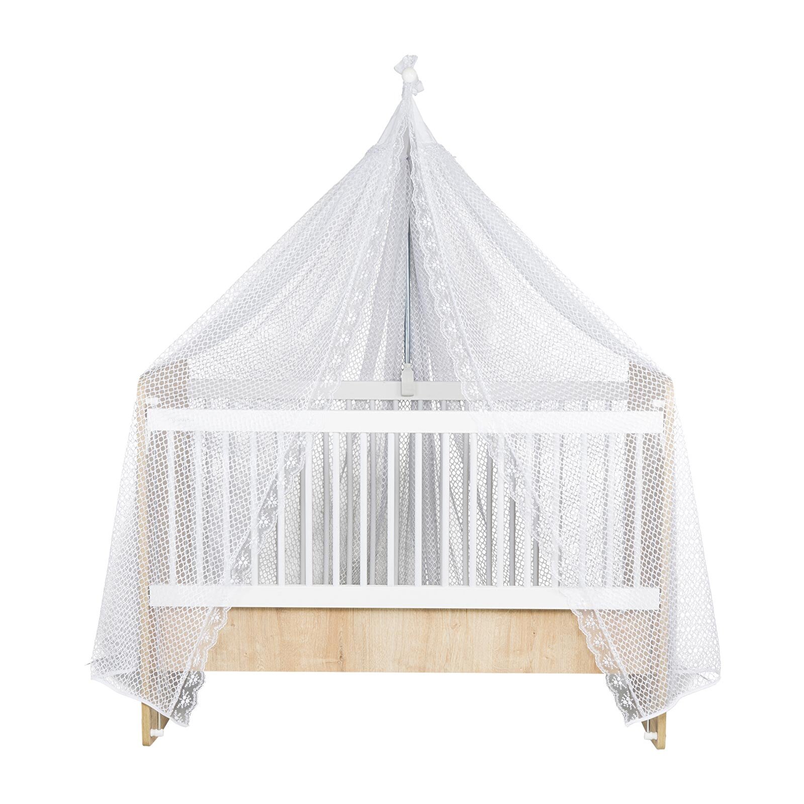 Bebek Tül Cibinlik Sedefli Beyaz Bebek Tül Cibinlik Sedefli Beyaz