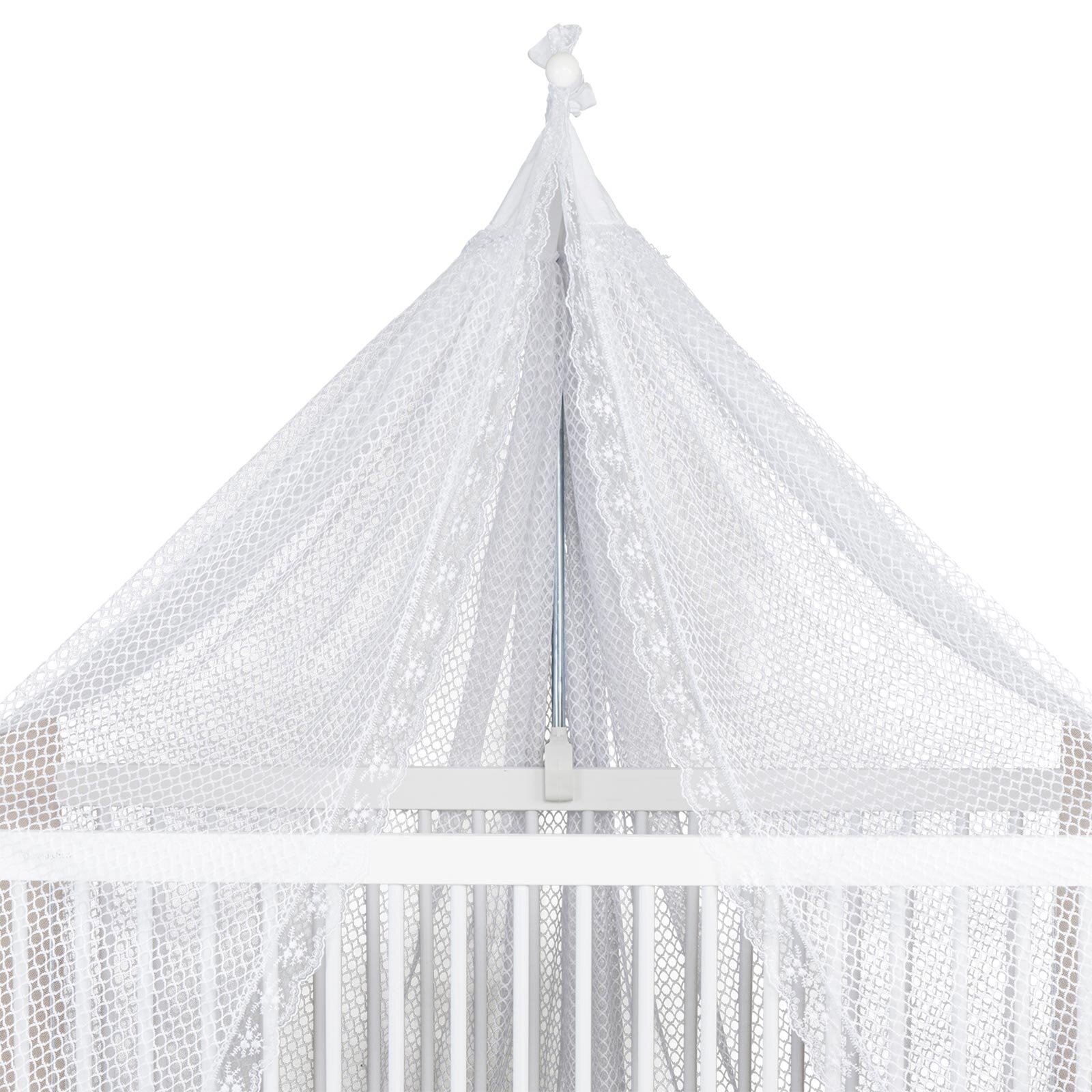 Bebek Tül Cibinlik Sedefli Beyaz Bebek Tül Cibinlik Sedefli Beyaz