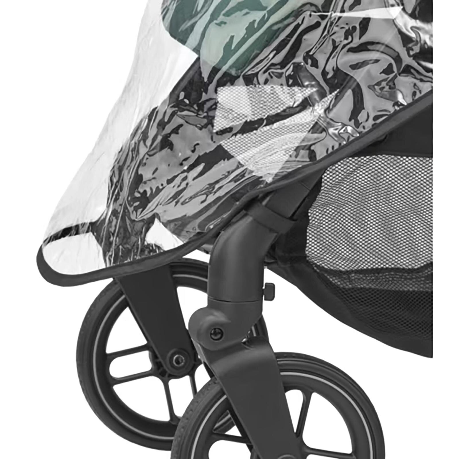 Şeffaf Bebek Arabası Yağmurluğu