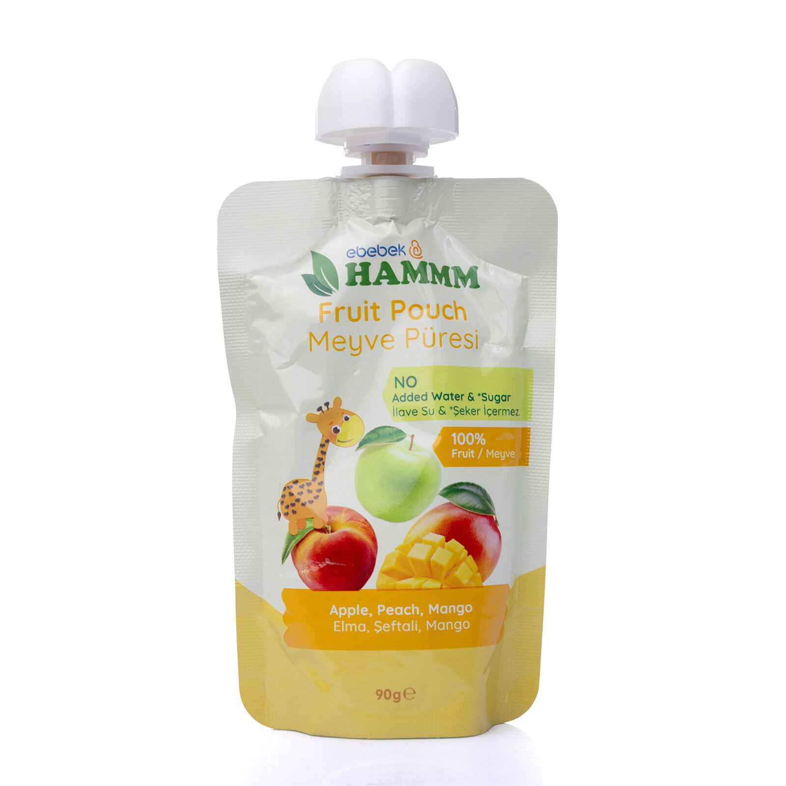 Şeftali Mango Elma Muz Püresi 90gr