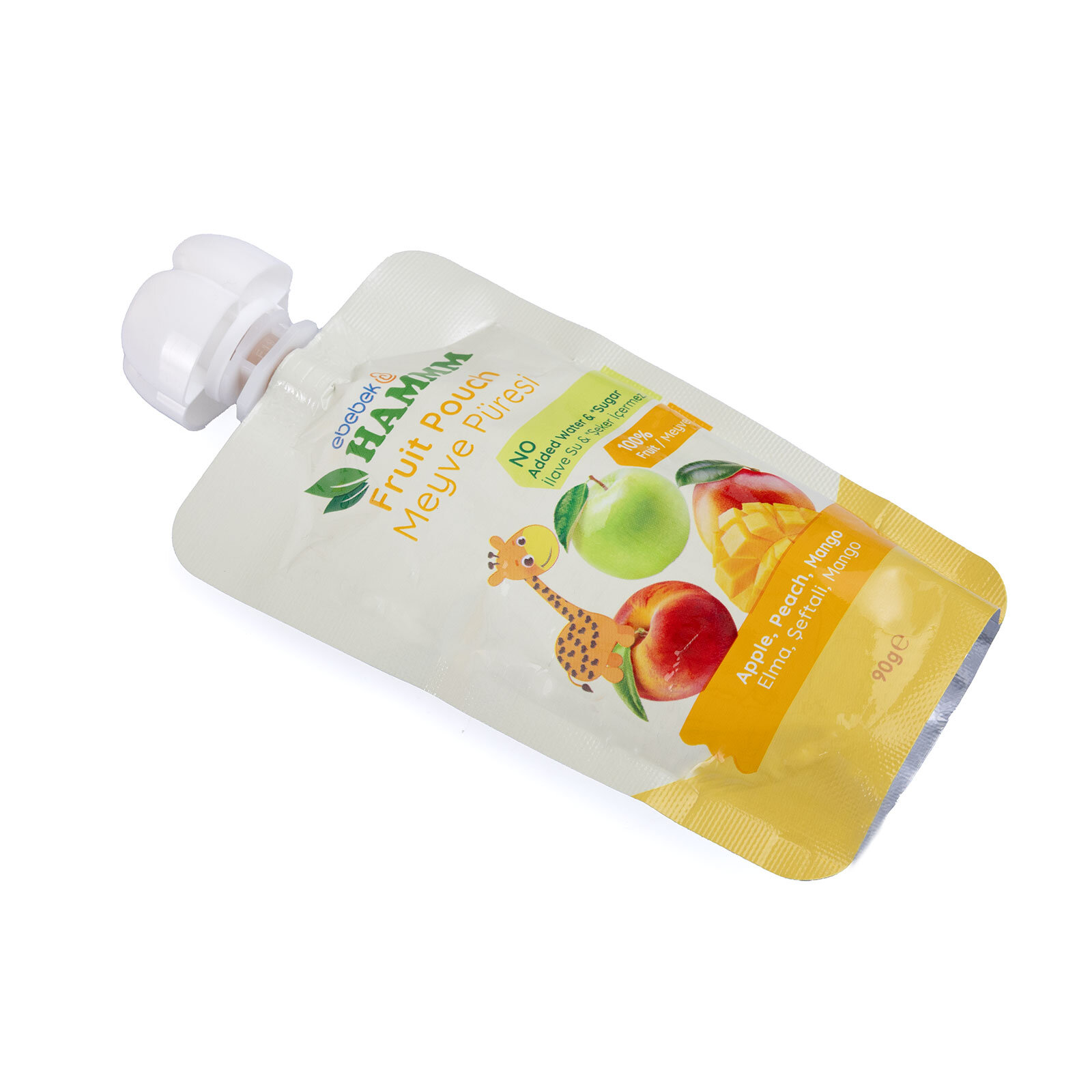 Şeftali Mango Elma Muz Püresi 90gr