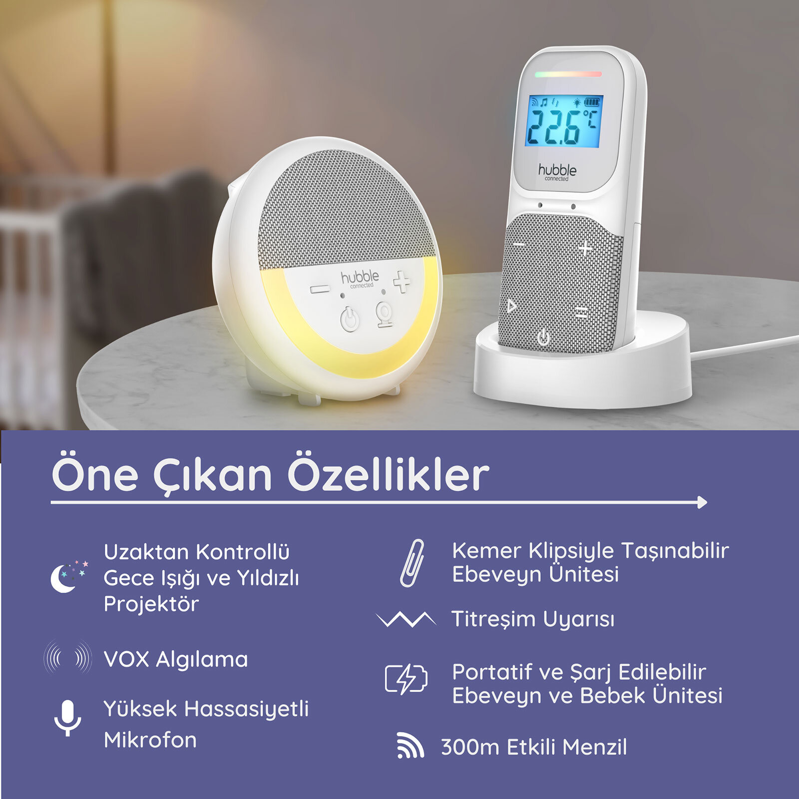 Sense Glow Pro Bebek Telsizi Sense Glow Pro Bebek Telsizi