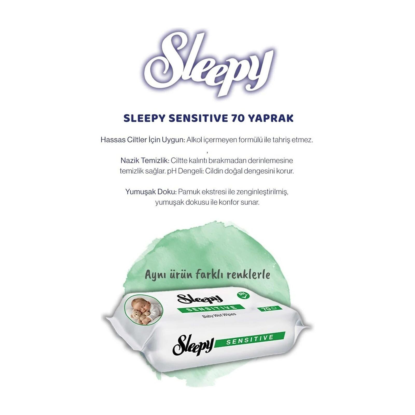 Sensitive Eco Islak Mendil 4x70 Adet