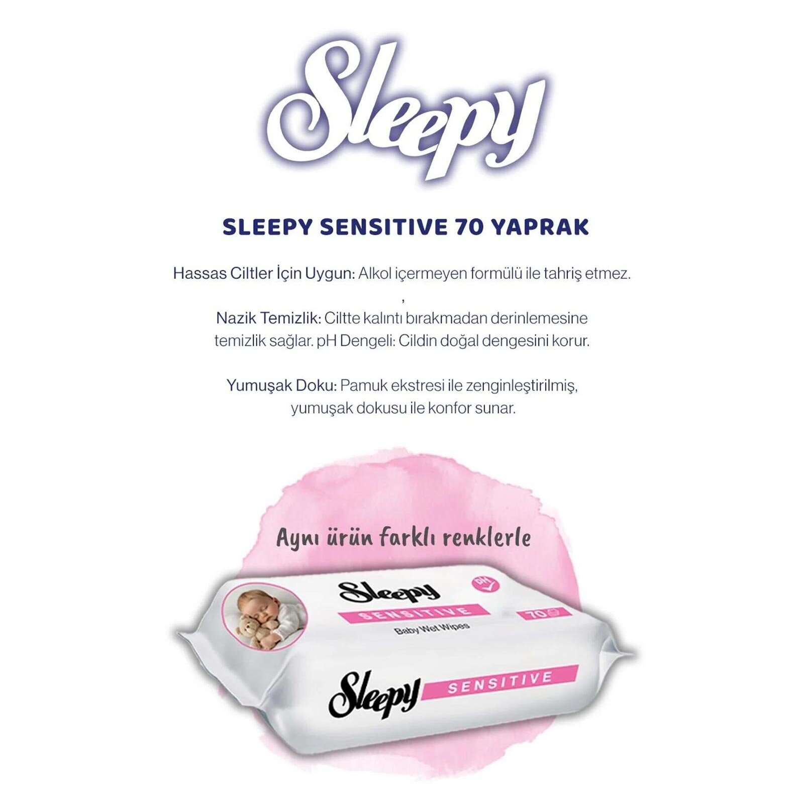 Sensitive Eco Islak Mendil 4x70 Adet